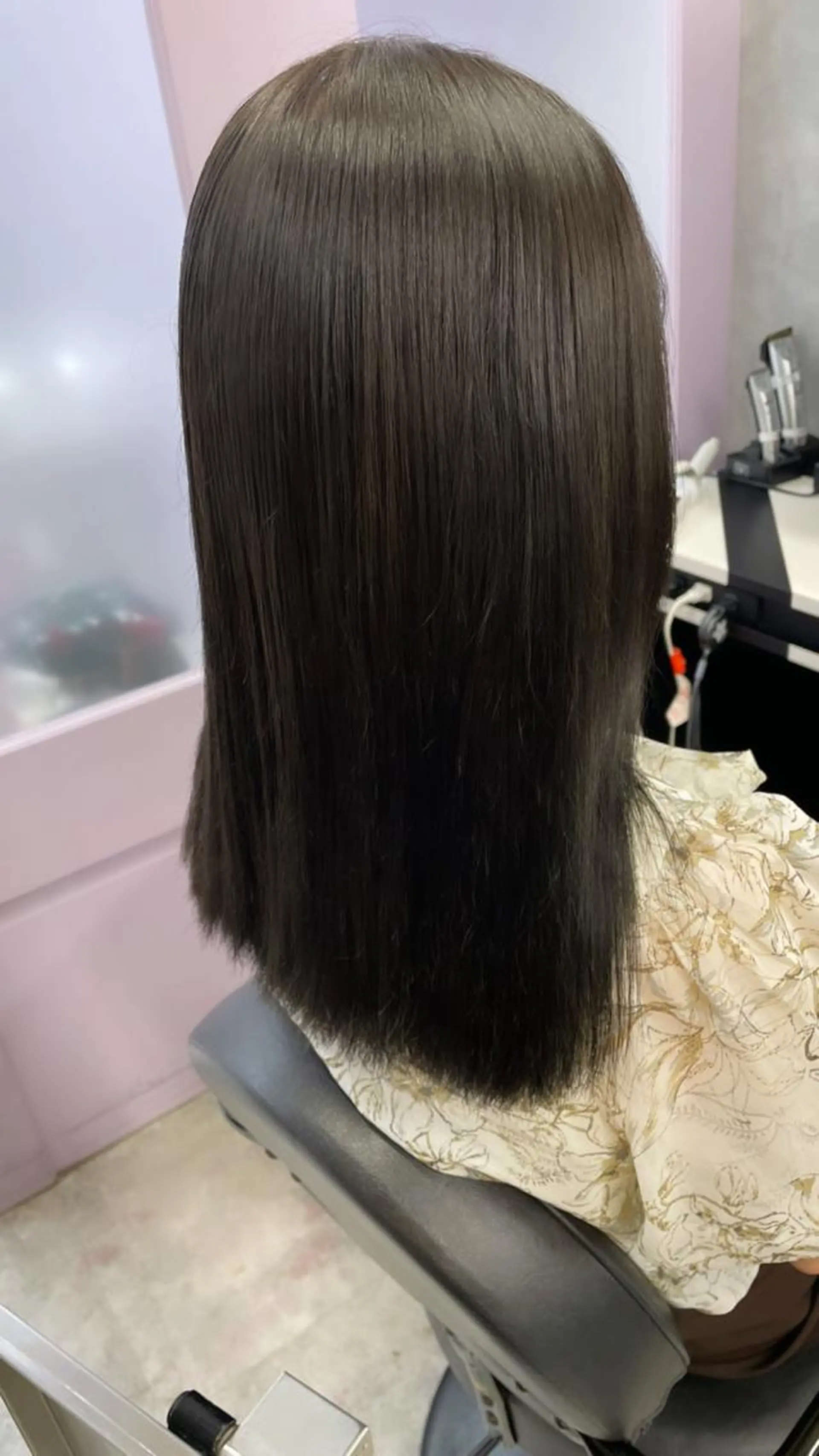 ミディアム 縮毛矯正・髪質改善 特化 出納 直起のヘアスタイル