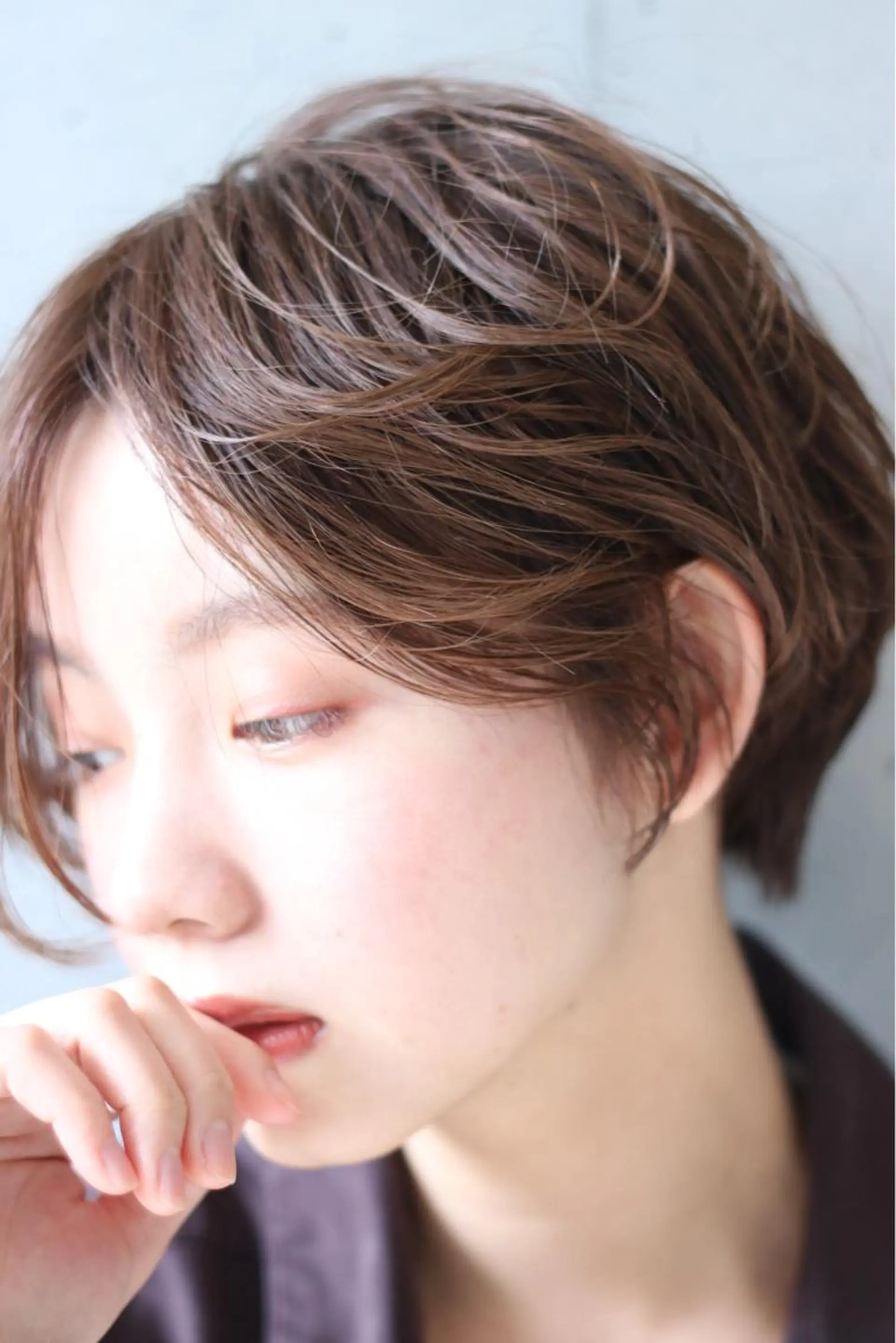 ショート カラー 石綿 大和のヘアスタイル
