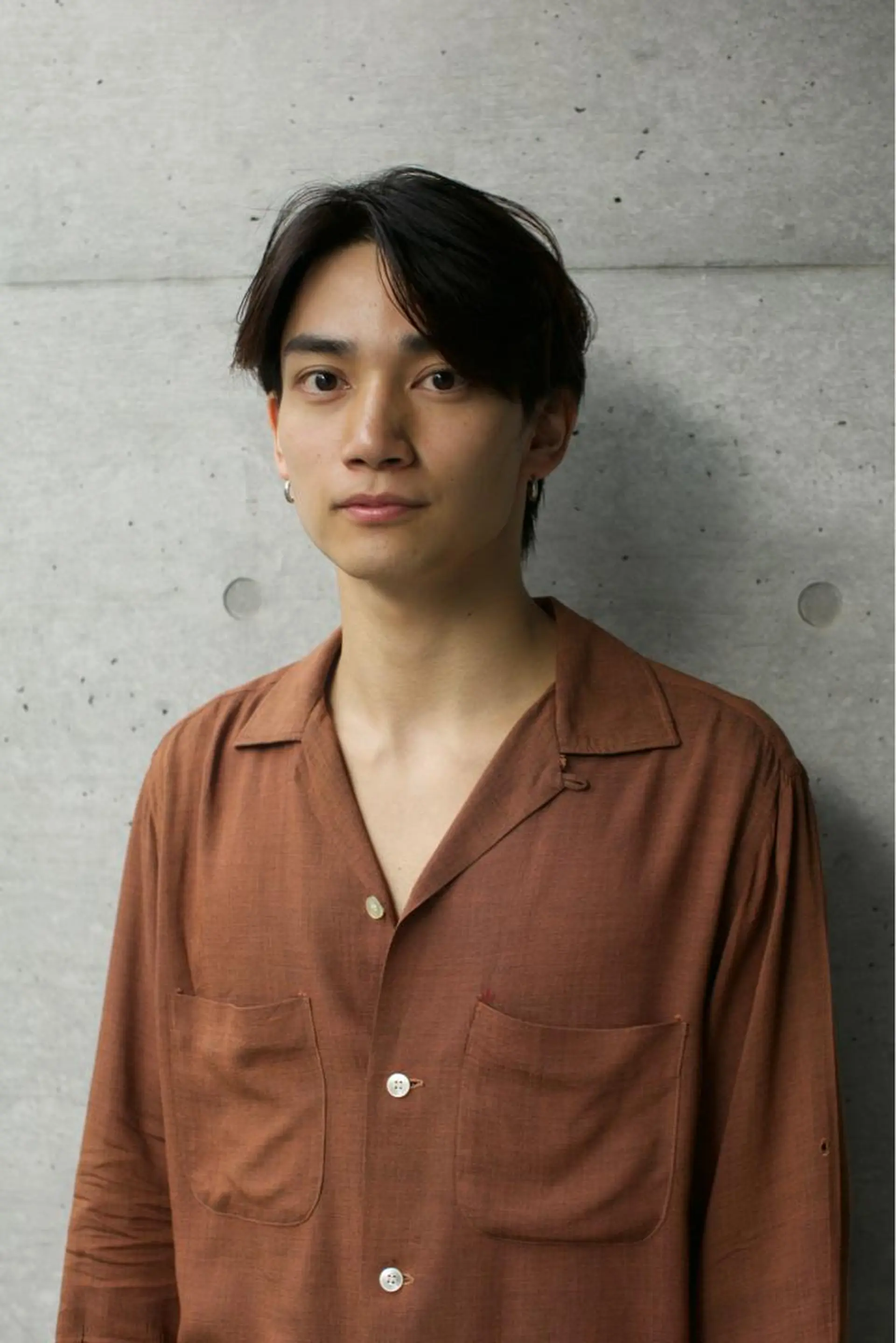 ショート メンズ センターパート ミヤギ リュウキのヘアスタイル