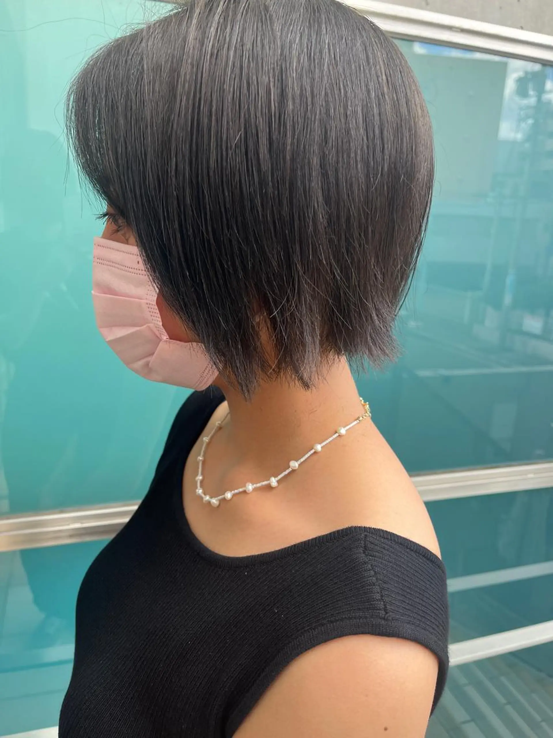 ミディアム カラー パーマ ヘアアレンジ メンズ キッズ ネイル マツエク・マツパ アイブロウ ミディアムパーマ メンズパーマ ブラウンカラー ケアカラー 透明感カラー 久木原 ゆりのヘアスタイル