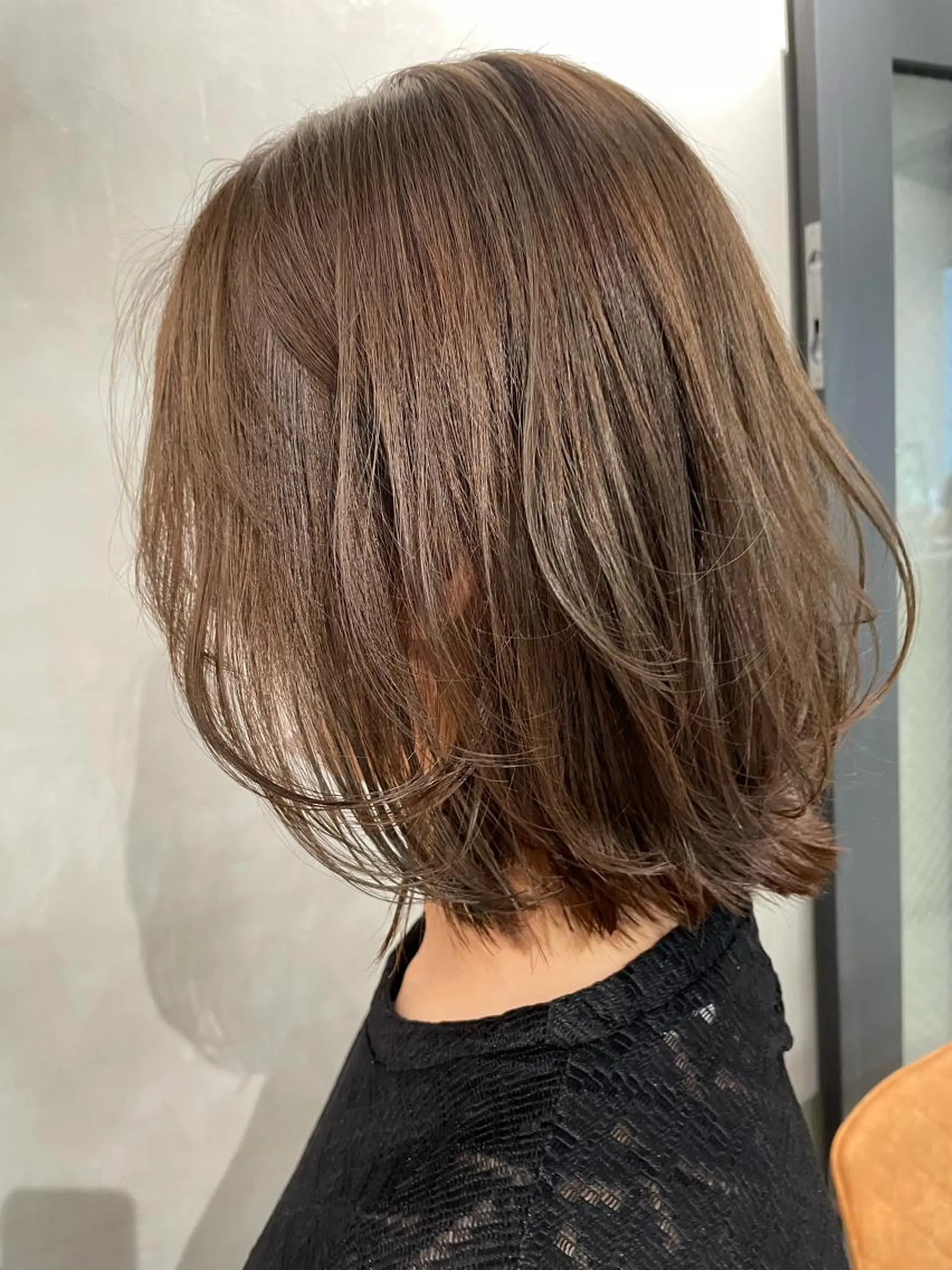 ミディアム カラー カット ヘアカラー トリートメント 【髪質改善】 梅田　聡のヘアスタイル