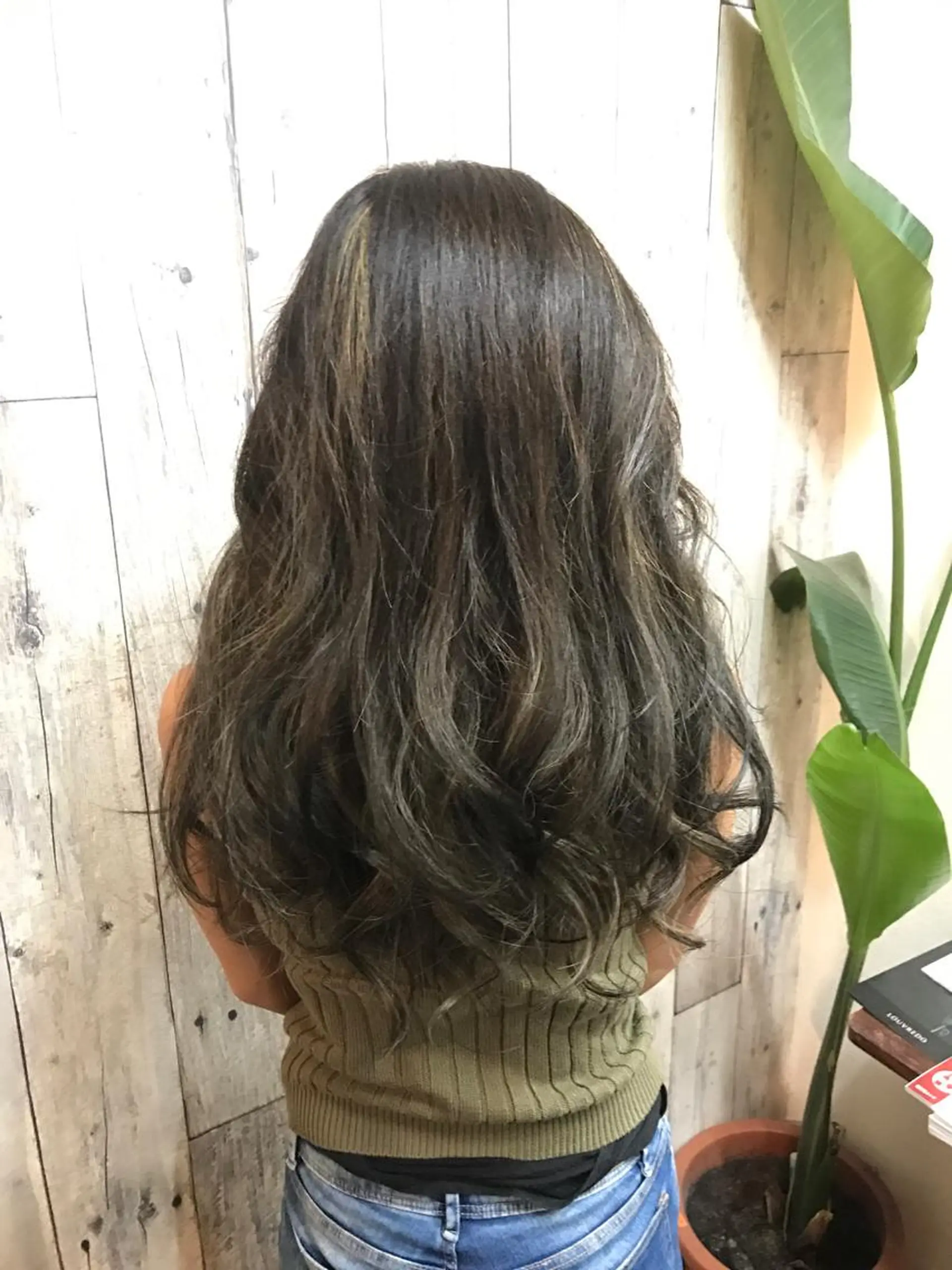 ロング カラー トリートメント リップカール 神戸のヘアスタイル