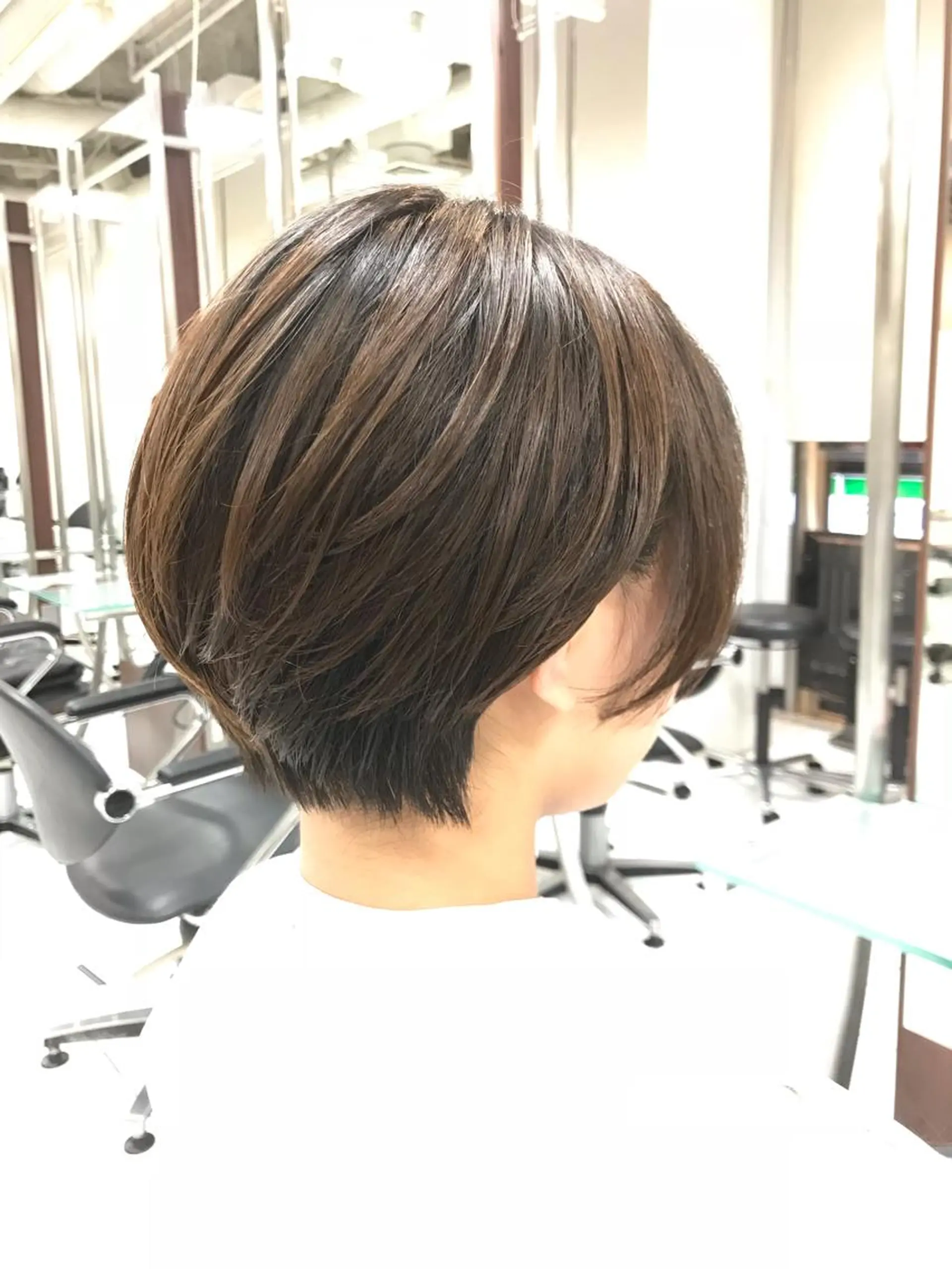 ショート 大石 さやかのヘアスタイル