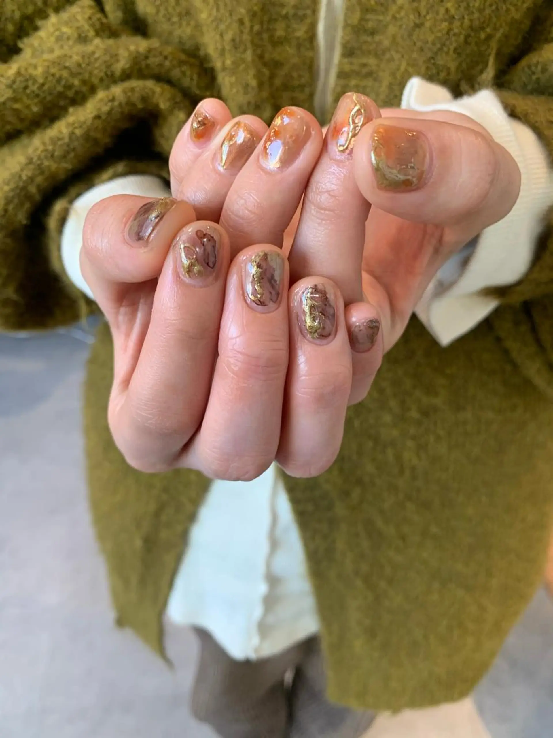 ネイル AO所属・RISAKO 艶髪モテヘア🎀府中のヘアスタイル