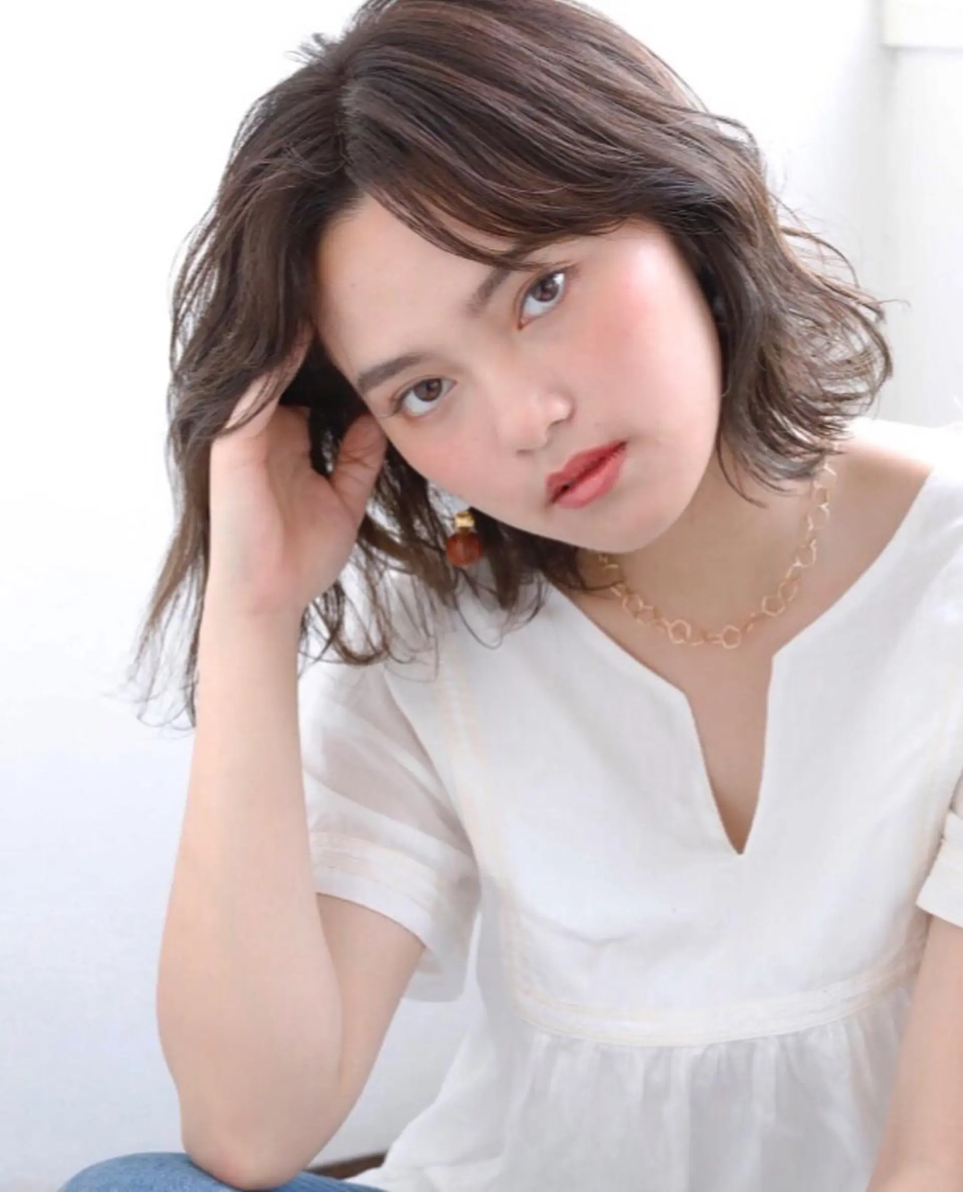 ミディアム カラー 🍊千葉 未来🍊店長のヘアスタイル