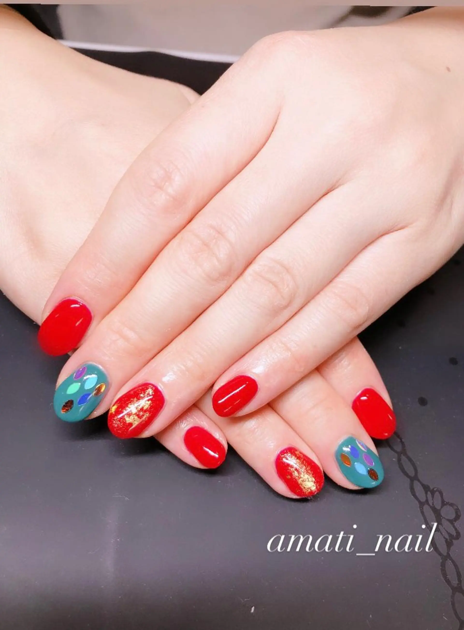 ネイル シンプルネイル ハンドネイル amati_nail TAKAKOのネイルデザイン