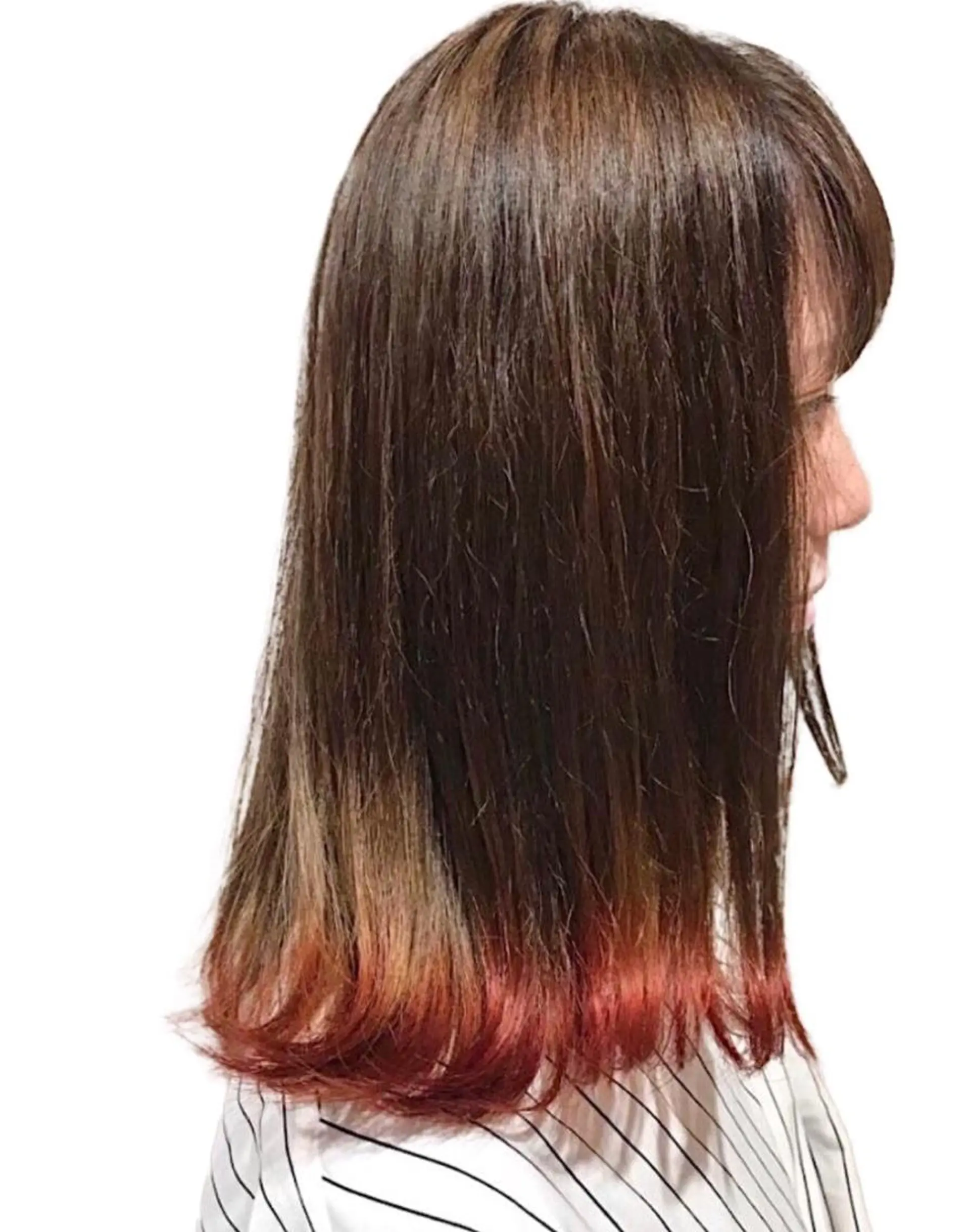 ロング カラー ケアブリーチ /髪質 改善/古橋圭史郎のヘアスタイル