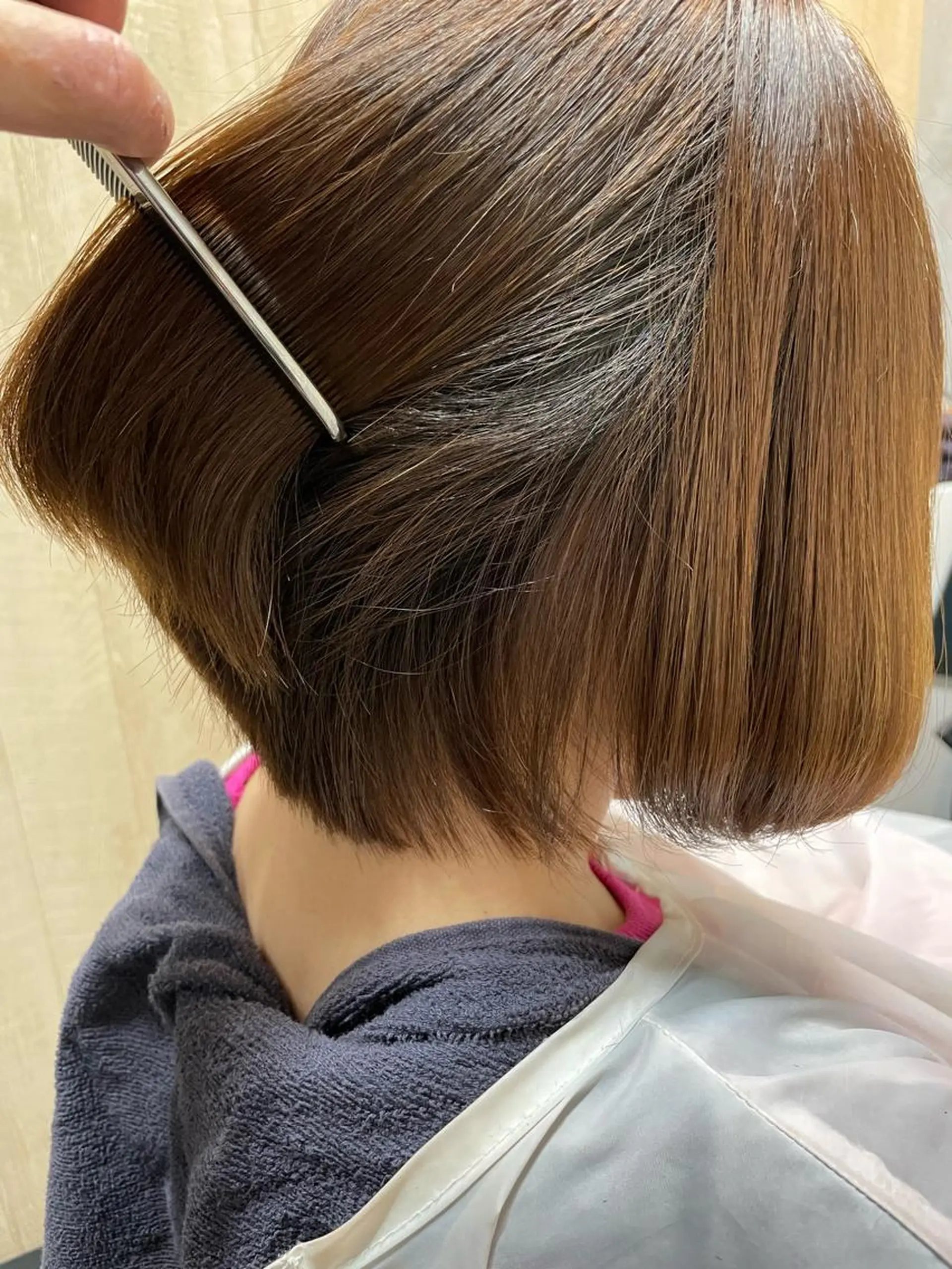 ショート カット ヘアカラー 縮毛矯正 トリートメント 断られる髪に答えを ♣️井上秀樹♠️のヘアスタイル