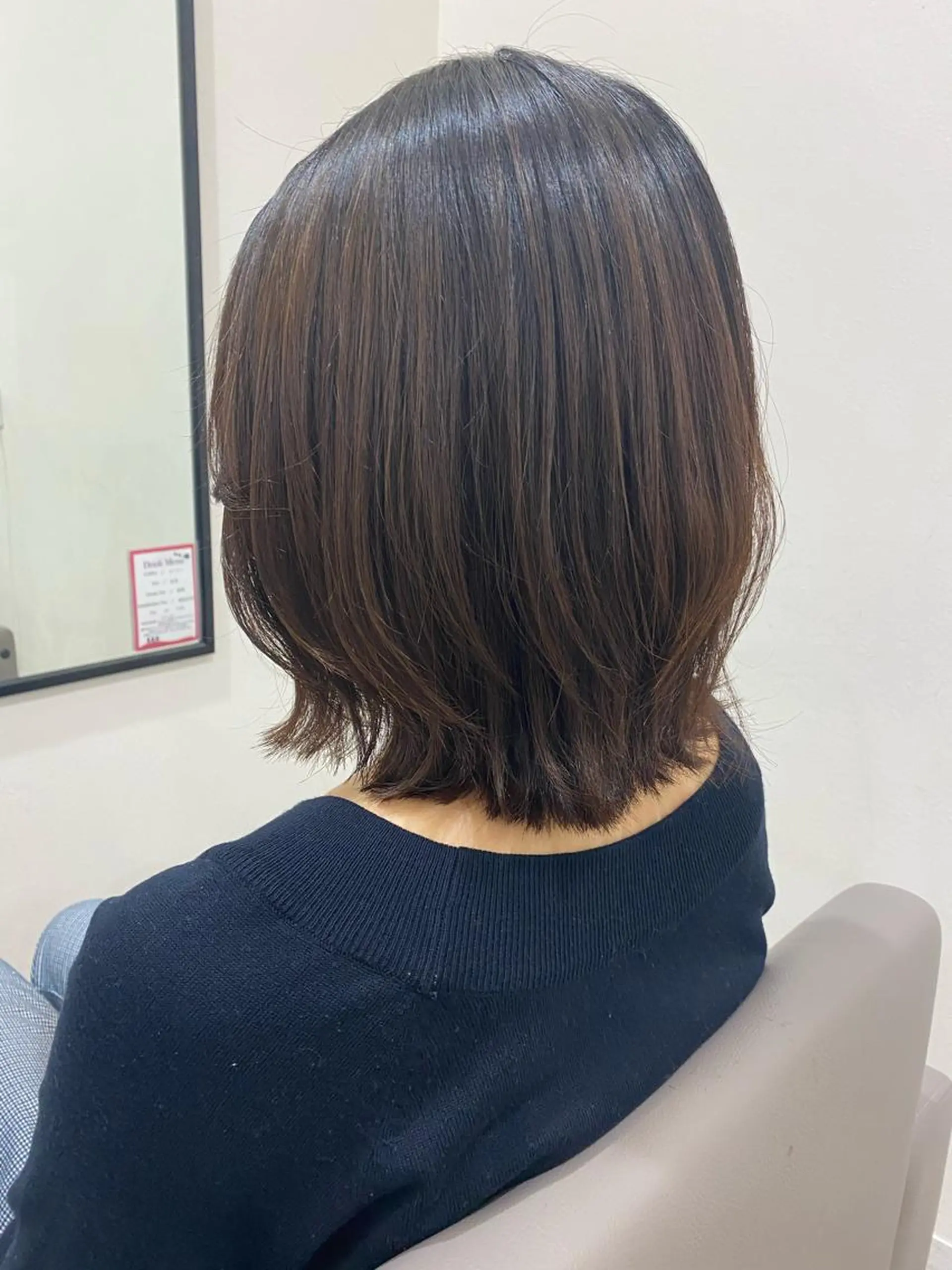 ミディアム カラー Ashanti 磯崎のヘアスタイル