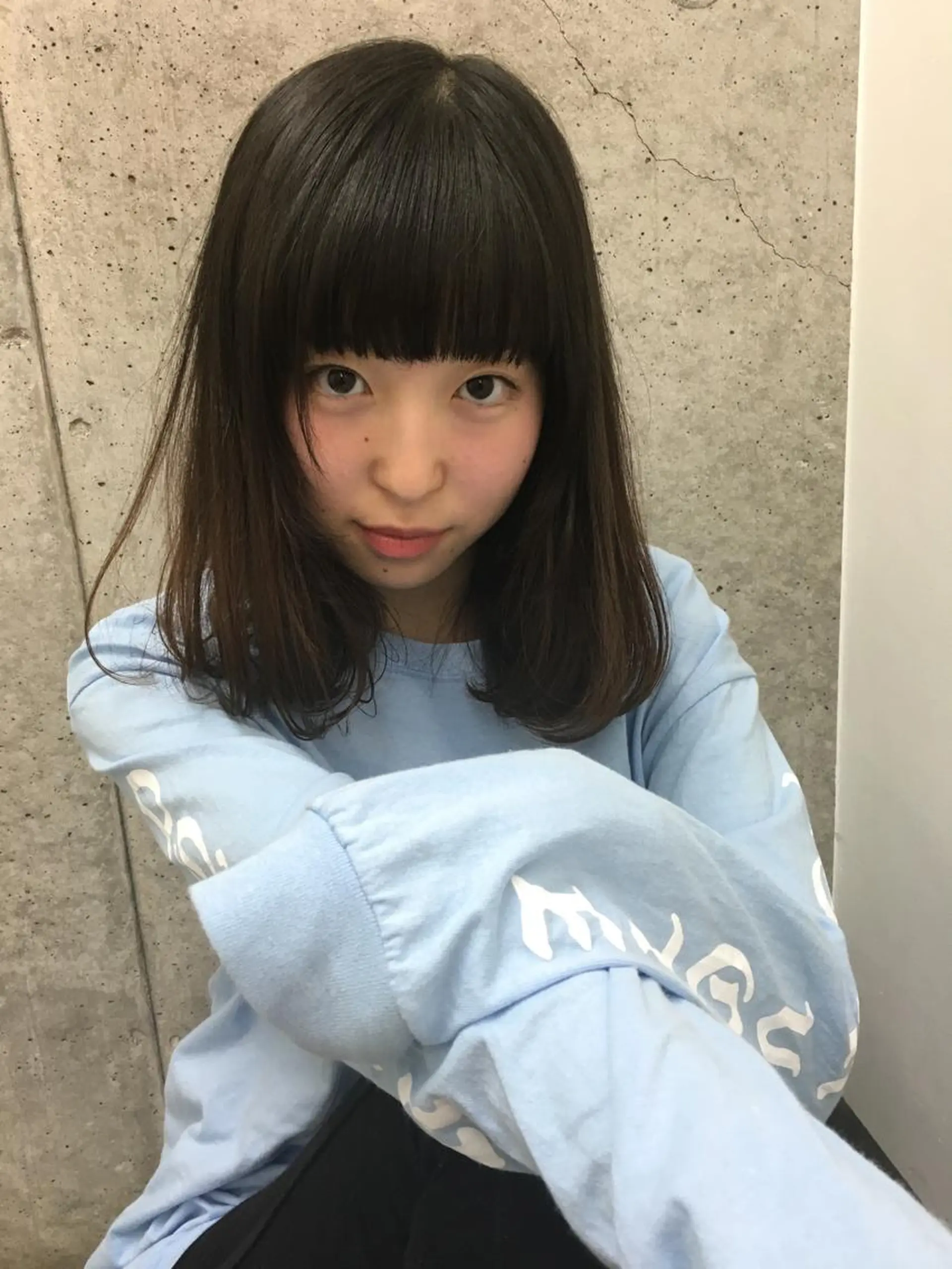 ミディアム カラー stylist 杉浦駿生のヘアスタイル