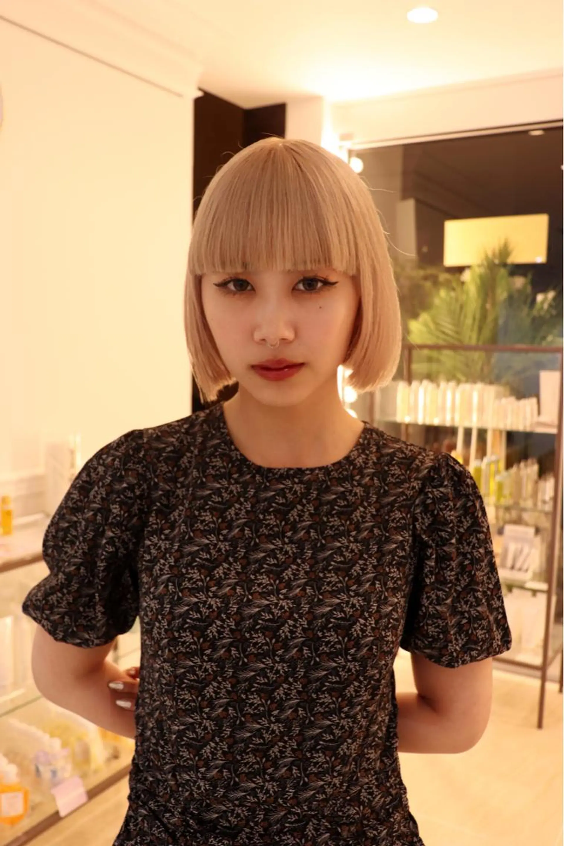 ショート カラー ヘアアレンジ ✰︎ MiｰMi ✰︎のヘアスタイル