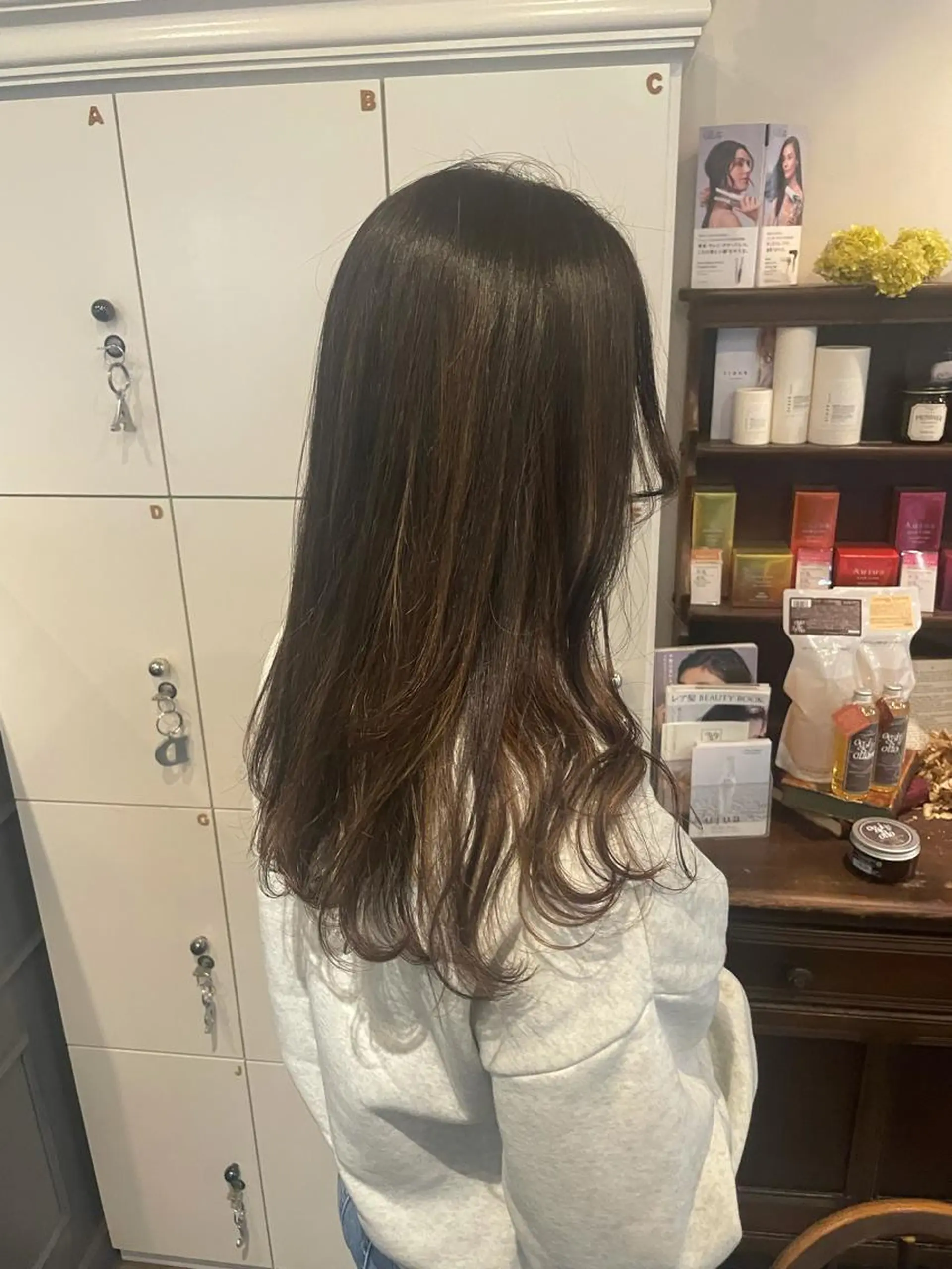 セミロング 千原 海颯のヘアスタイル