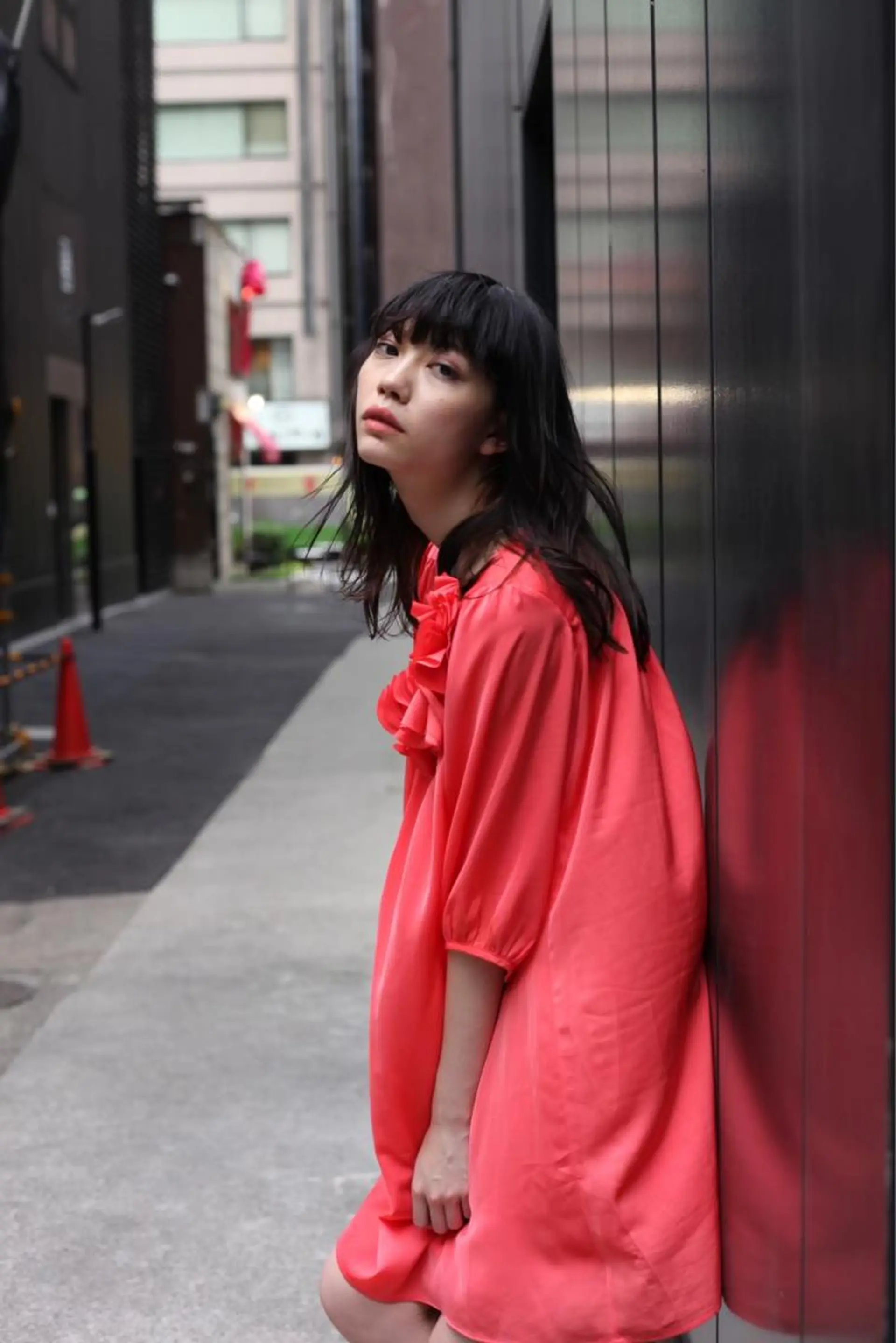 ロング カラー パーマ ヘアアレンジ メンズ キッズ マツエク・マツパ メンズウルフカット アディクシーカラー 透明感カラー ボブ ウルフカット unu hair所属・藤井 仁紀のヘアスタイル