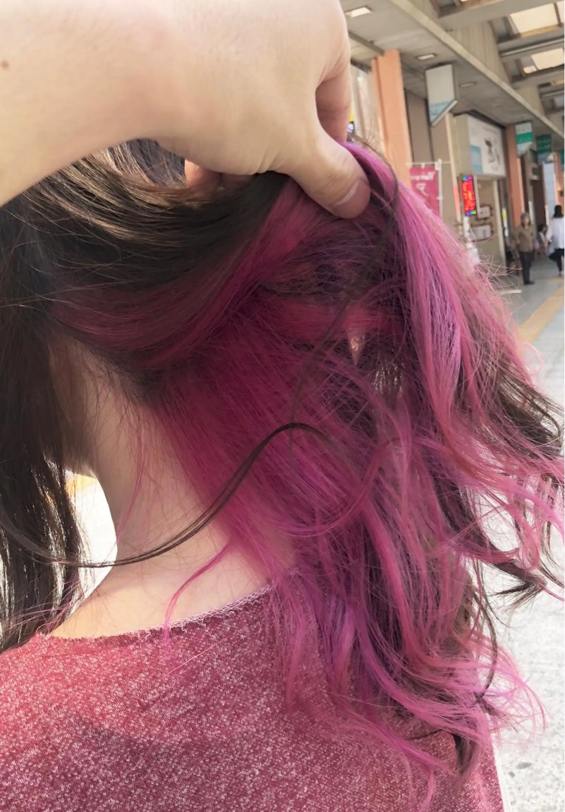 セミロング エクステ/コスパ◎ /メンズ!白石宇由のヘアスタイル