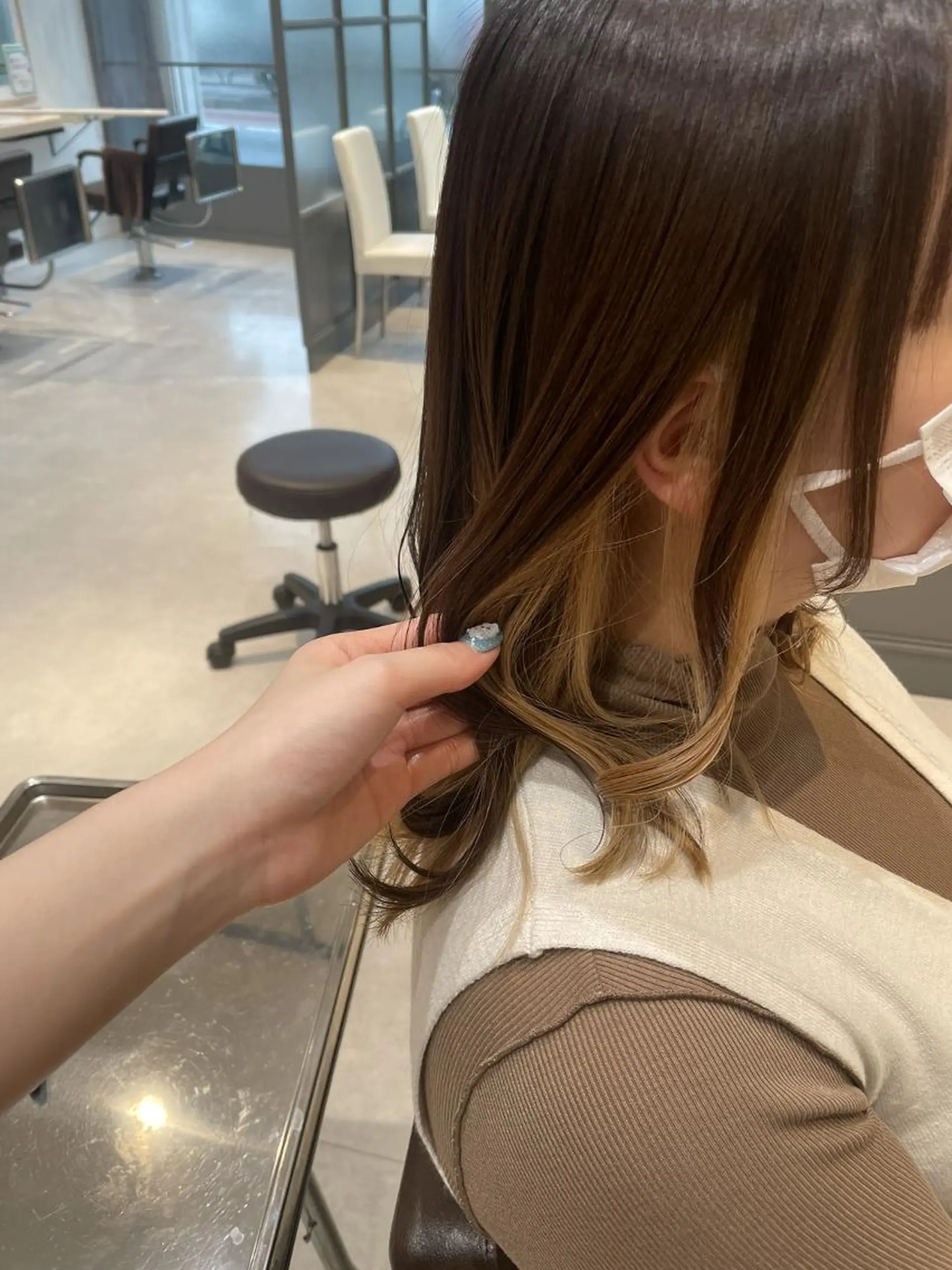 カラー パーマ/ボブ/ 佐々木翔のヘアスタイル