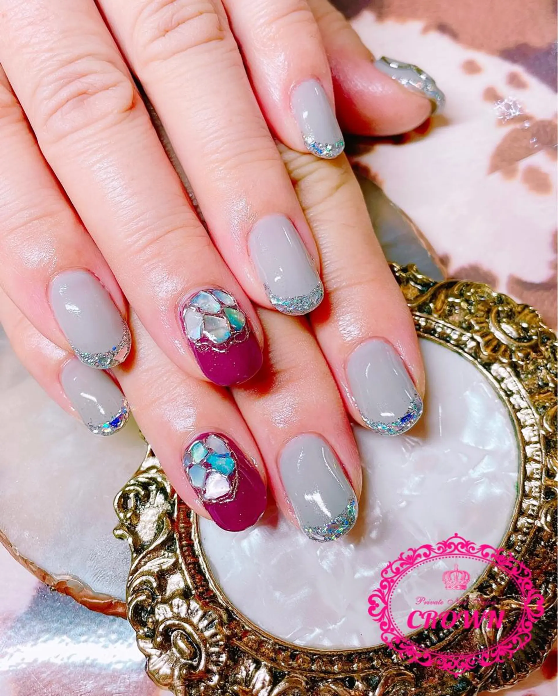 ネイル CROWN プライベートサロンのネイルデザイン
