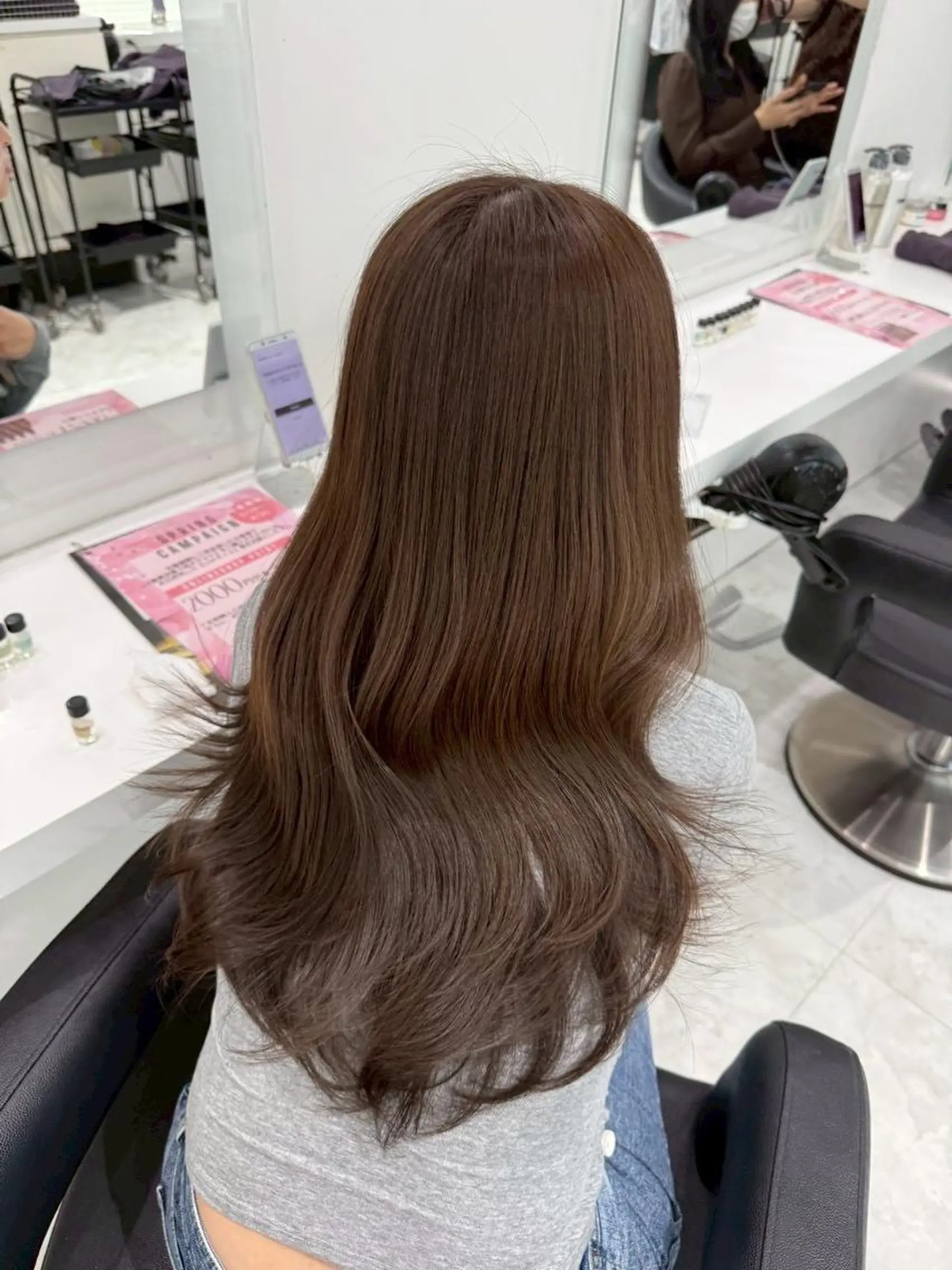 カラー トレンド×似合わせ 🤍艶モテヘア🤍のヘアスタイル