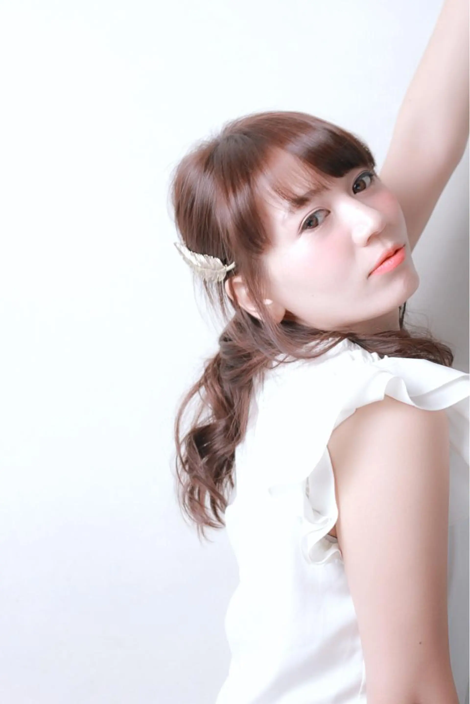 セミロング ロング カラー パーマ ヘアアレンジ 川間 将彦のヘアスタイル