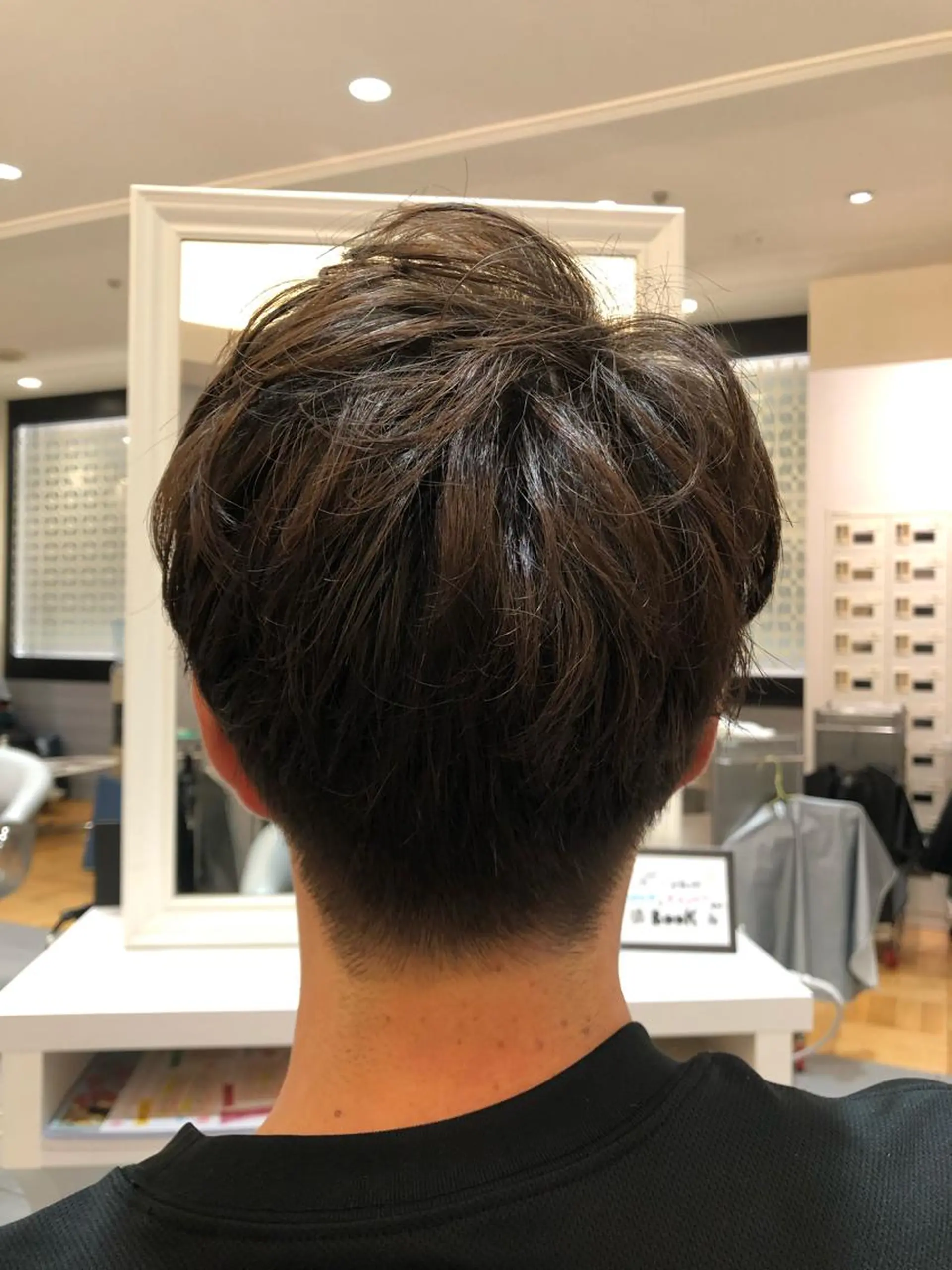 メンズ コテ巻きパーマ 阪上 沙織のヘアスタイル
