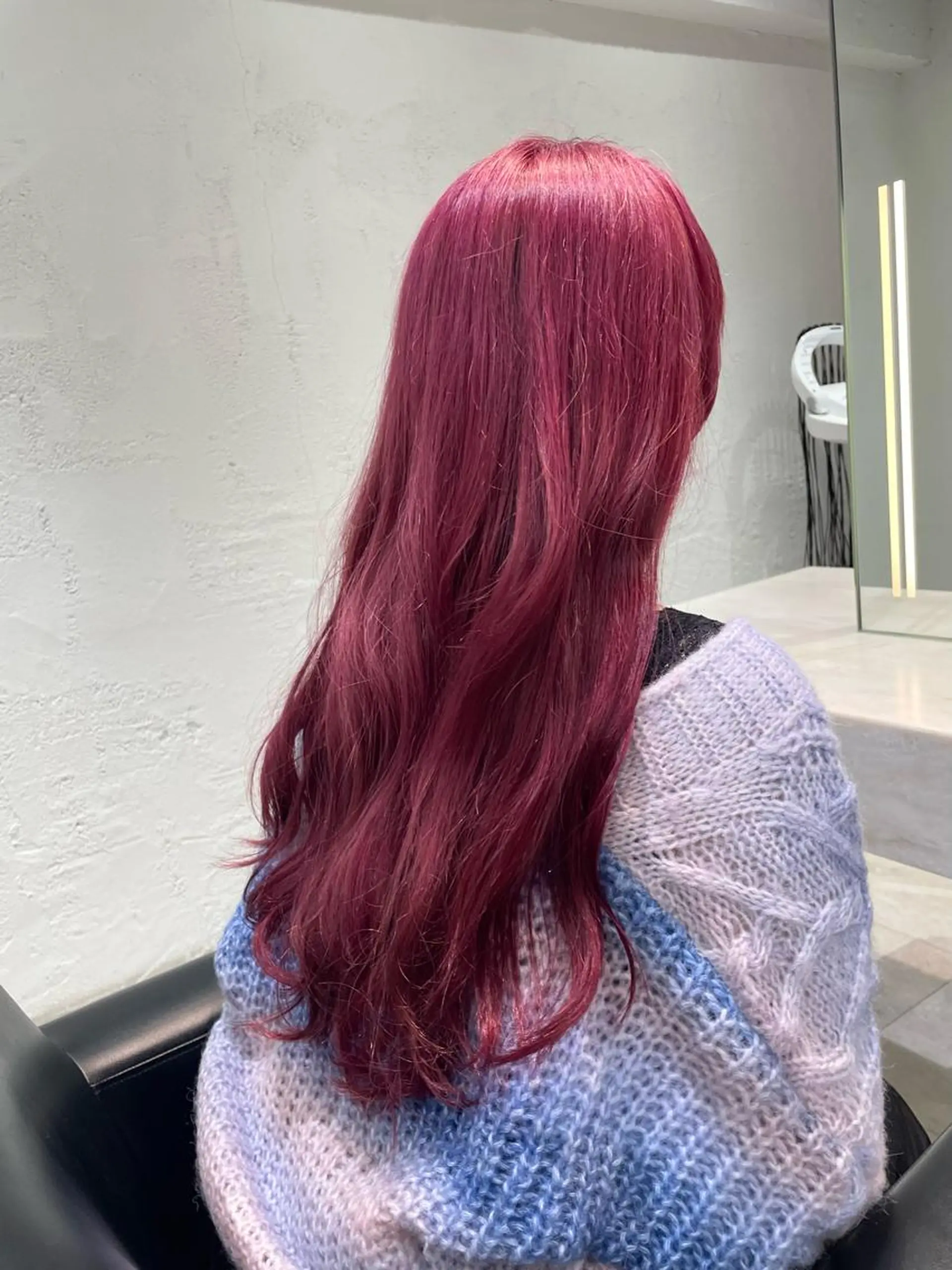 ロング カラー ヘアアレンジ ブリーチ ピンクカラー iena渋谷 /ゆーこのマツエク・マツパデザイン
