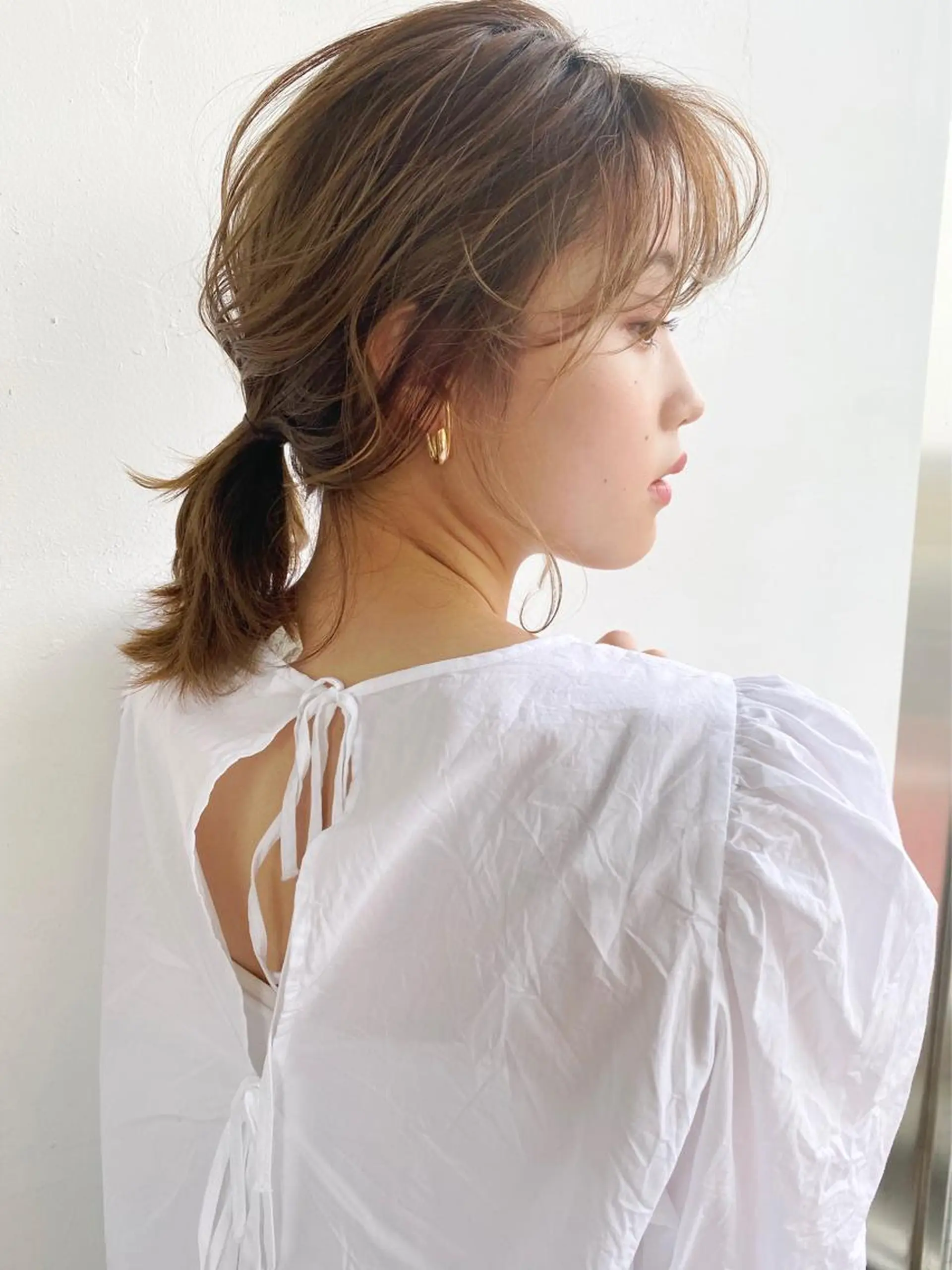 ミディアム カラー ヘアアレンジ 🥣 hashi 🛋️のヘアスタイル