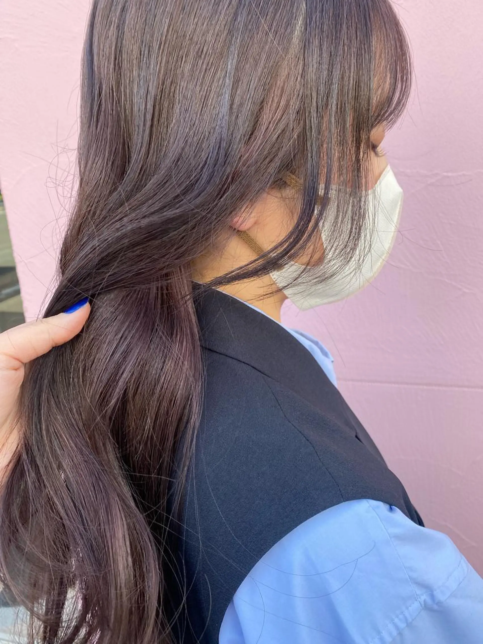 ロング カラー 似合わせレイヤー/ Wカラー🧸こころのヘアスタイル