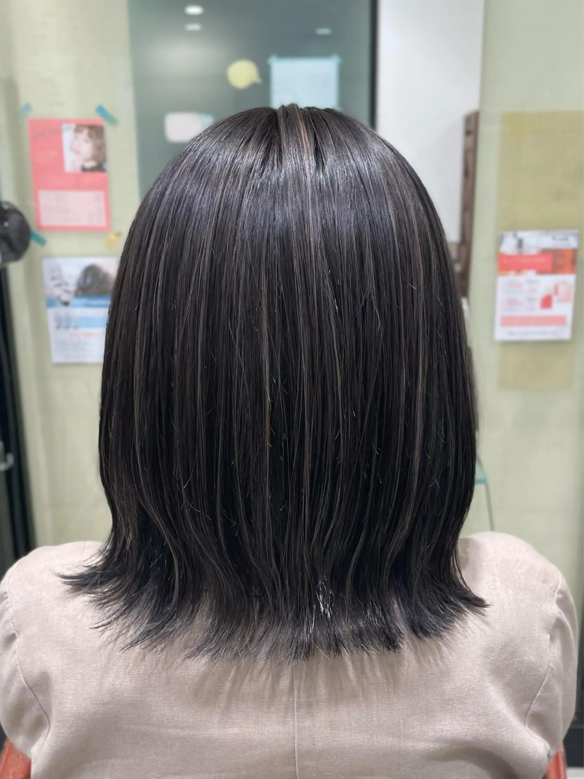 ミディアム カラー ヘアアレンジ 井上 武輝のヘアスタイル