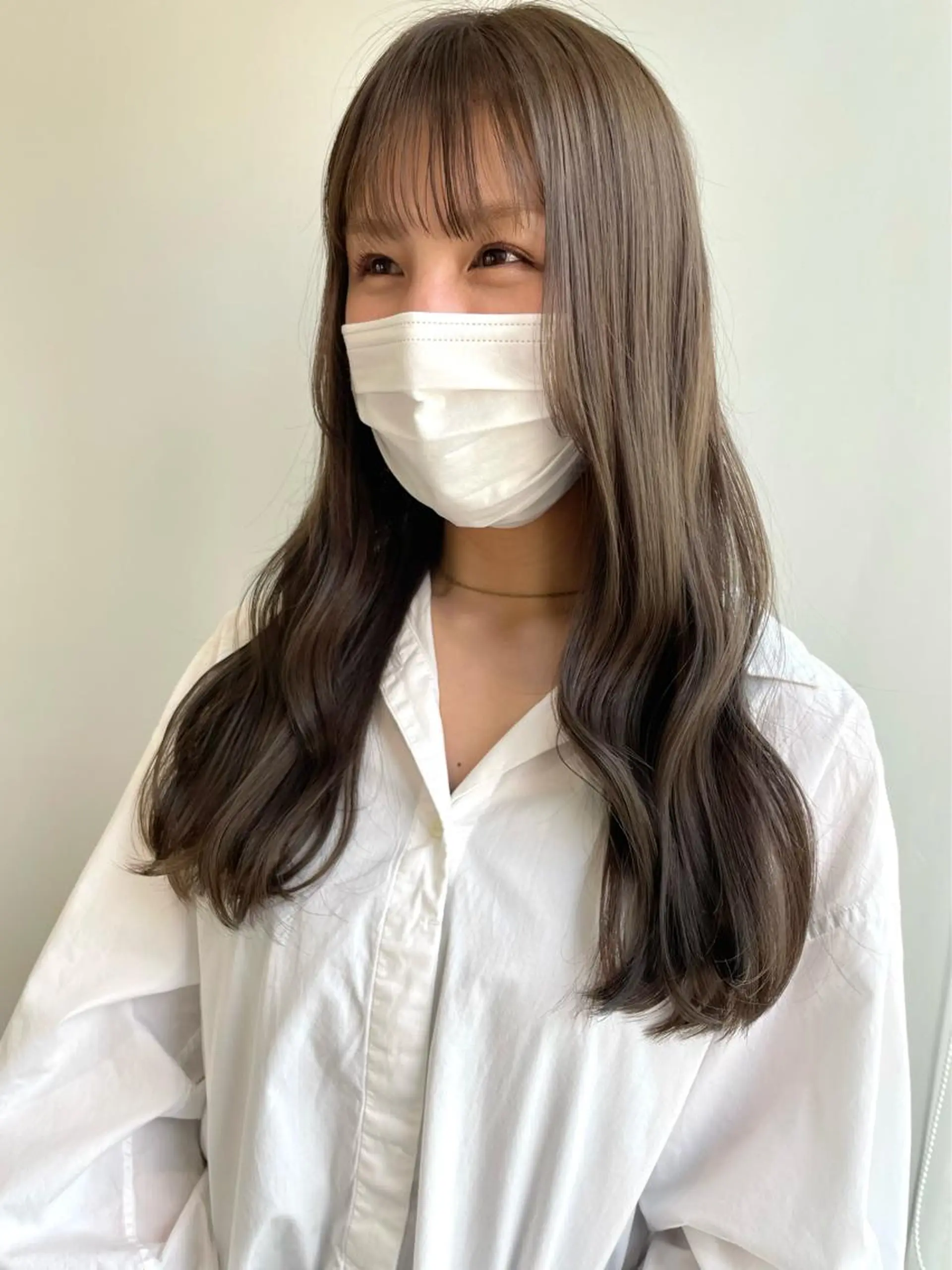 ロング カラー カット トリートメント 山口 莉奈のヘアスタイル
