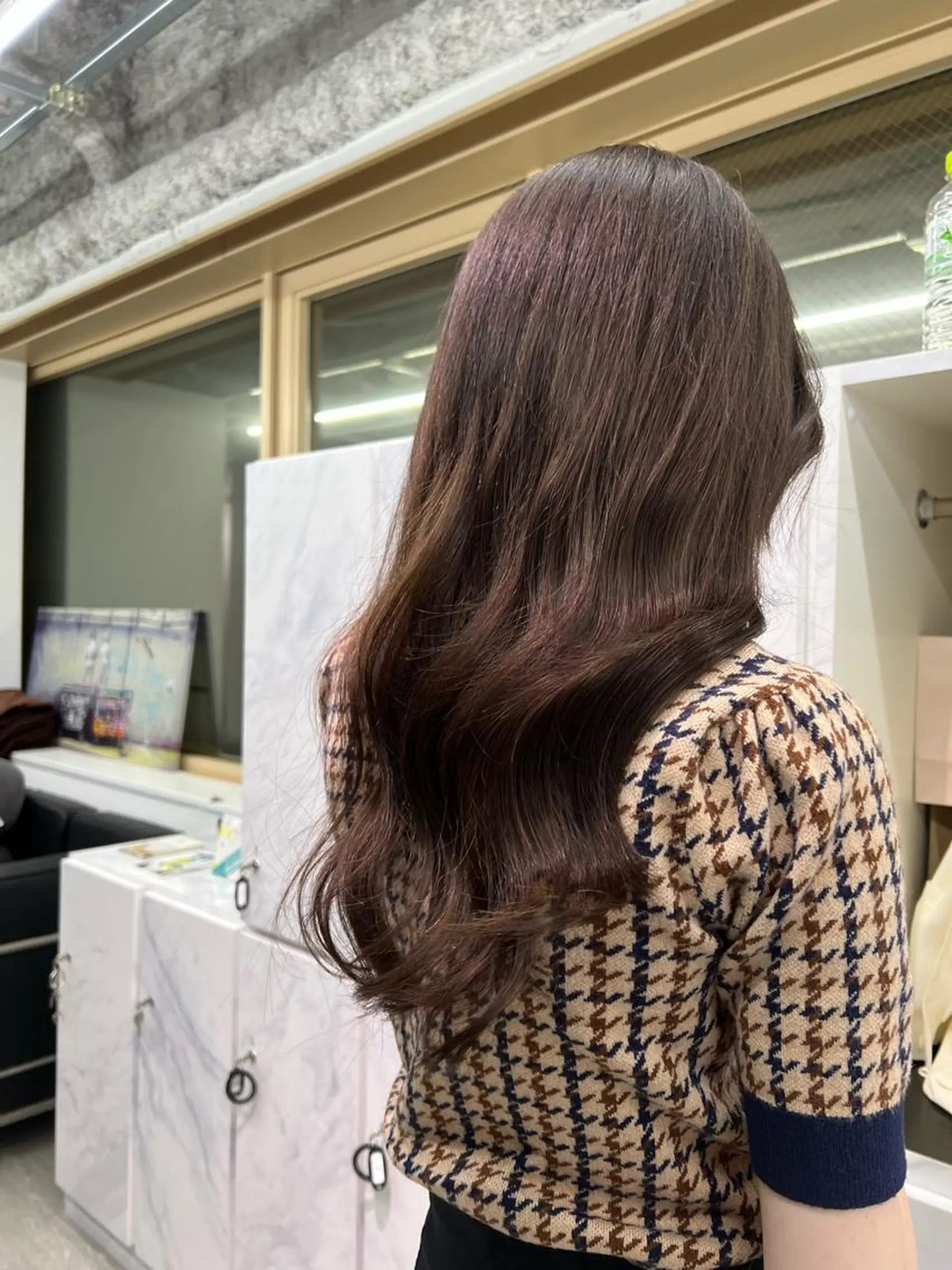 ロング カラー ハイトーン&髪質改善 ＆韓国エクステ🤎のヘアスタイル
