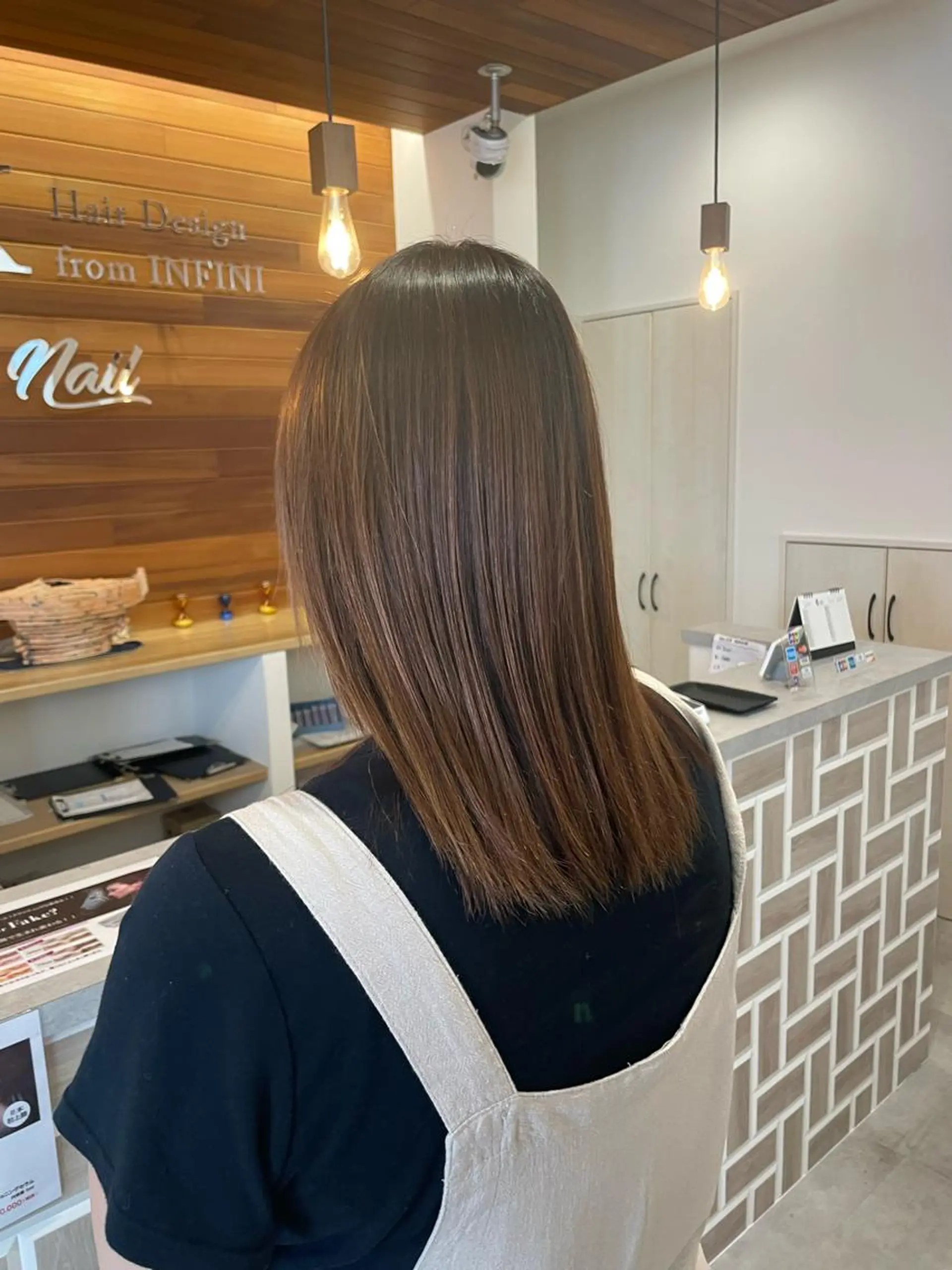 ミディアム 山越 美裕樹のヘアスタイル