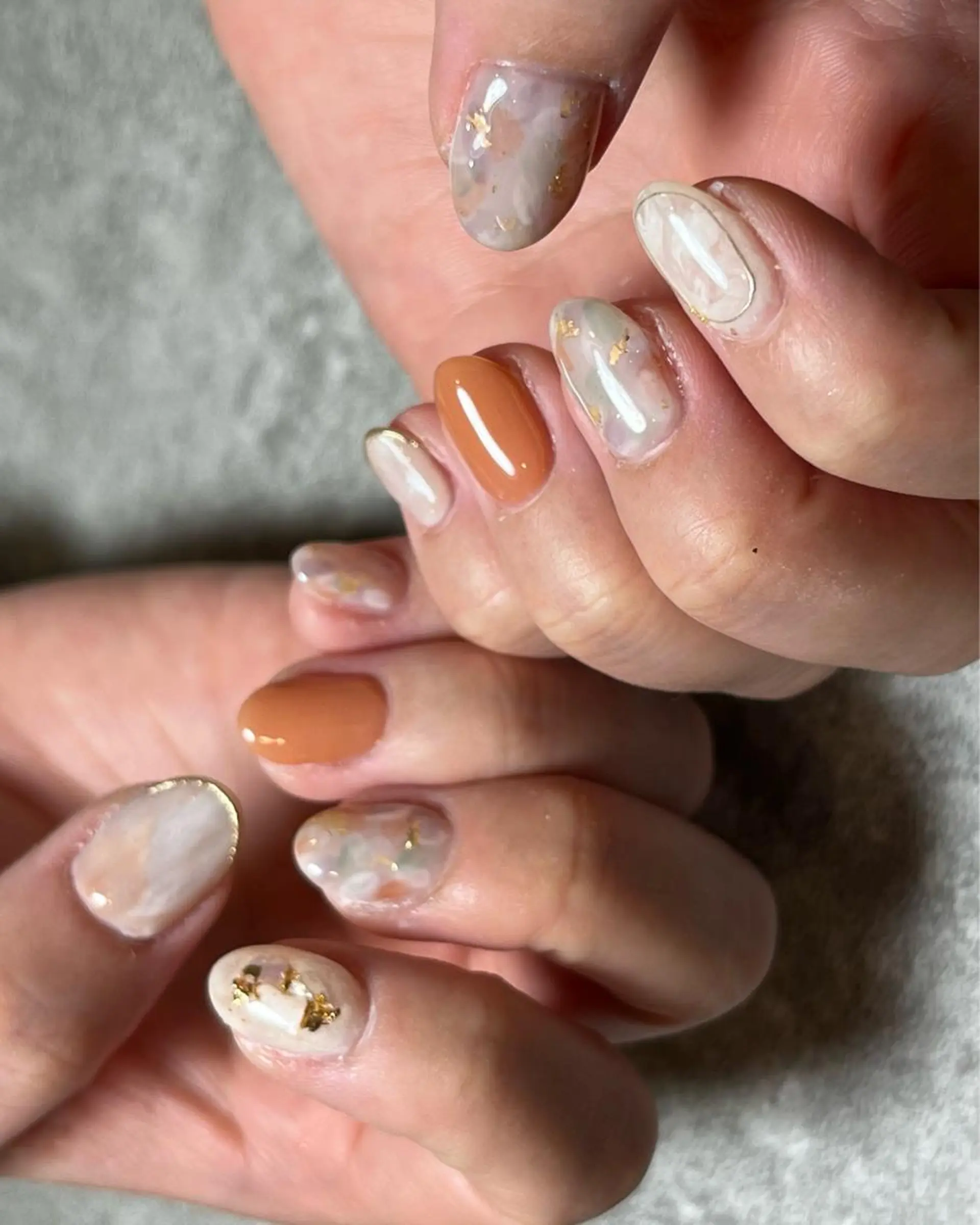 ネイル Sun Brown サンブラウンのネイルデザイン