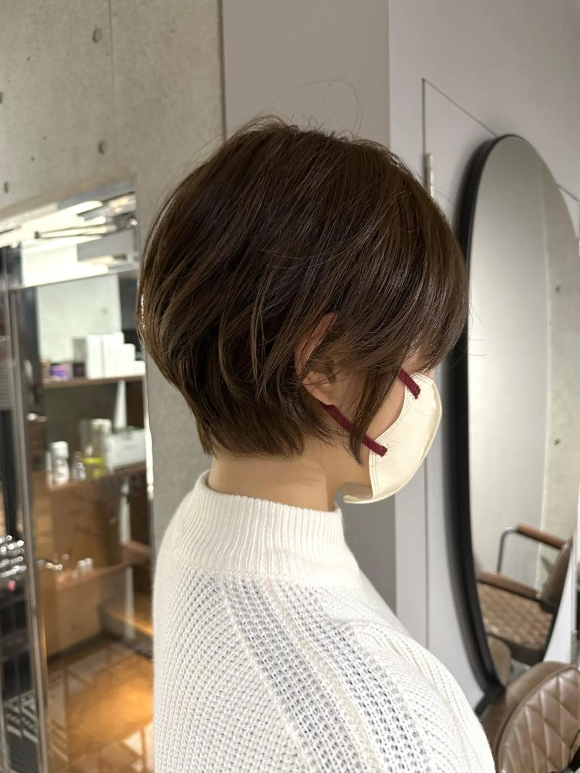 ショート カラー 小滝 楓のヘアスタイル