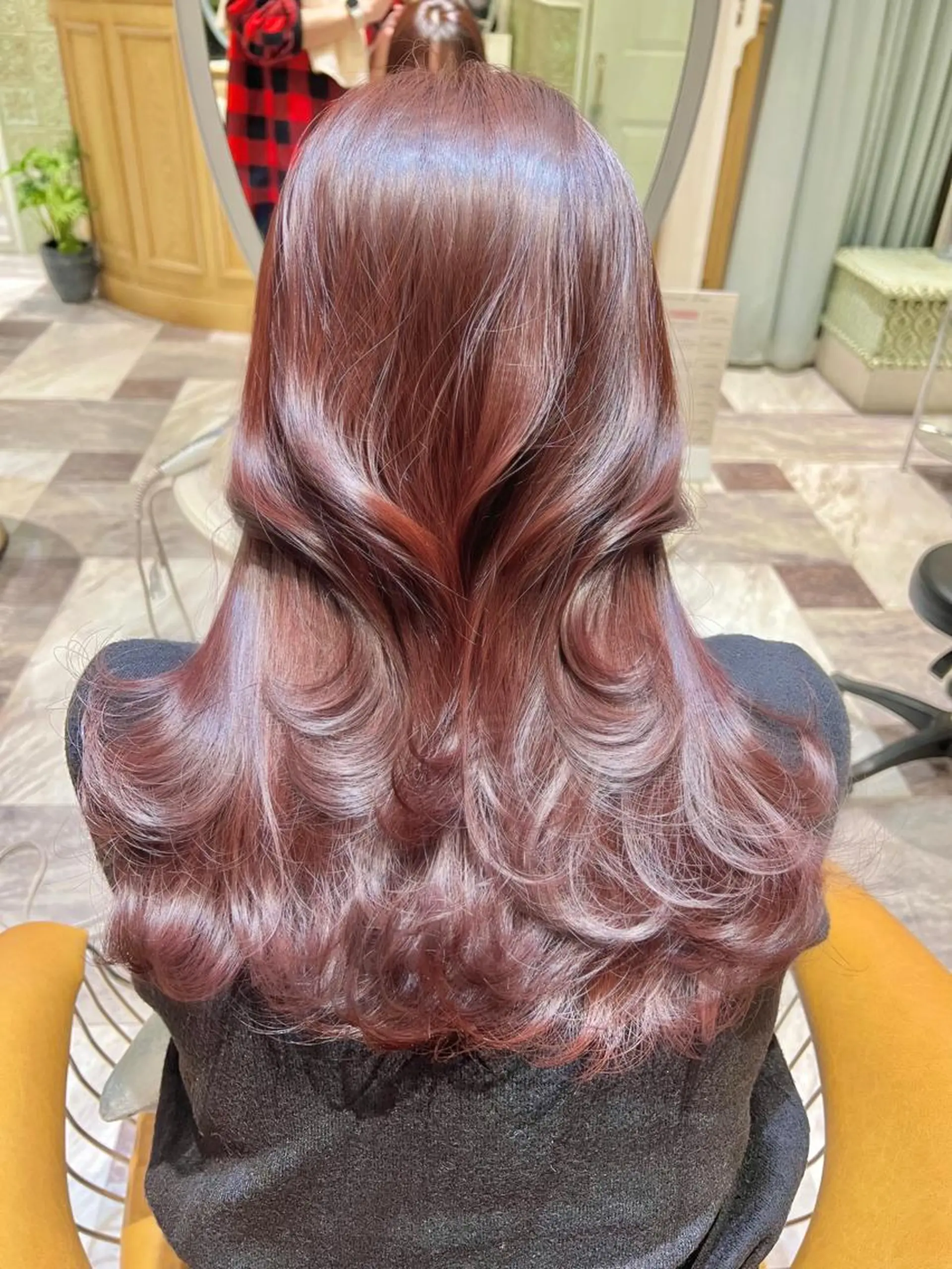 ロング カラー カット ヘアカラー トリートメント レイヤーカット/ 顔周り 五島巨幹のヘアスタイル