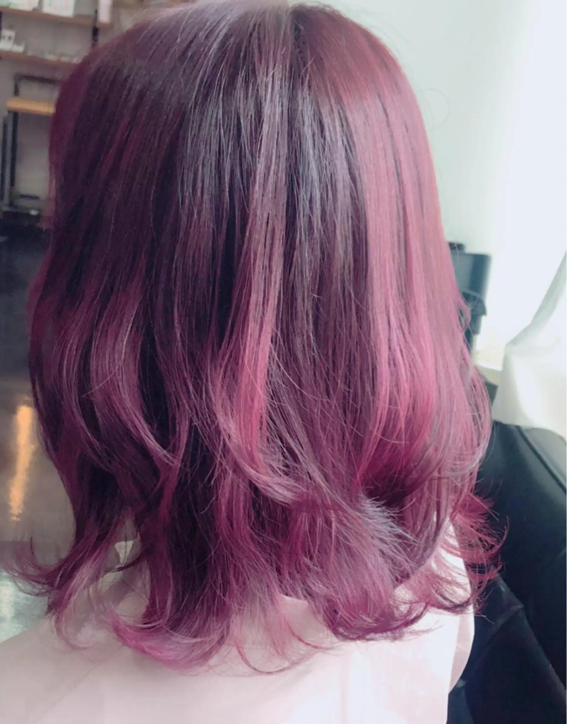 ミディアム カラー 髪質改善💓艶髪💓 暖色💗加藤あゆみのヘアスタイル