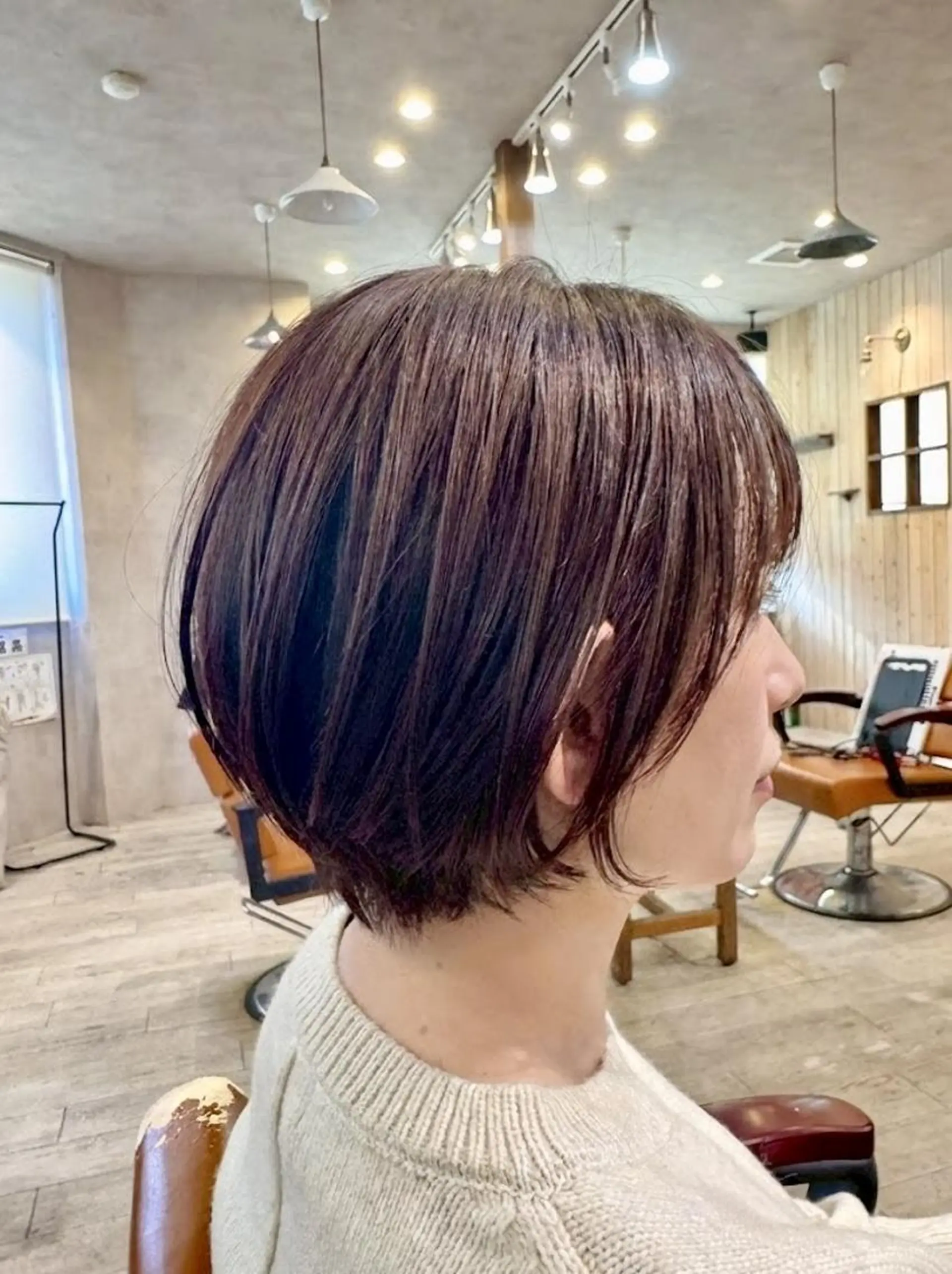 ショート ボブ ショートヘア カット ヘアカラー トリートメント 一宮駅3分/水野/ ショート/ボブのヘアスタイル