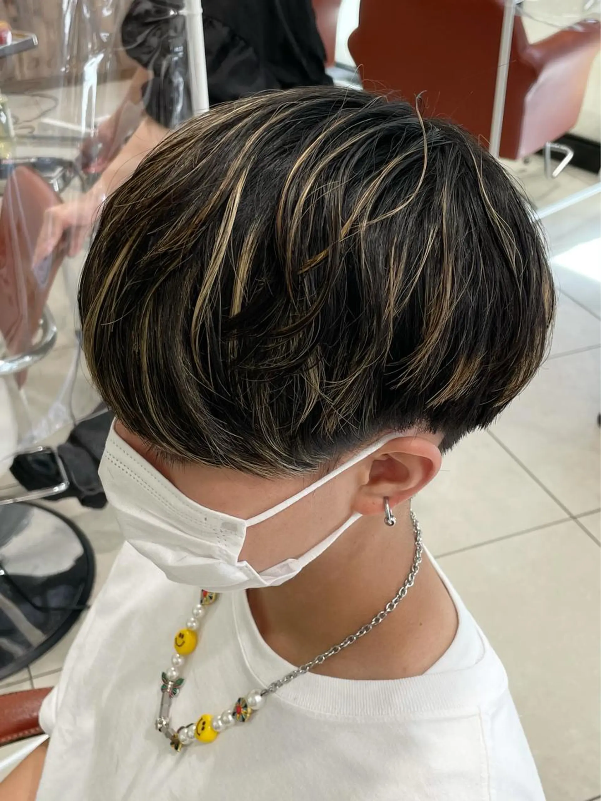 ショート カラー メンズ 井上 武輝のヘアスタイル