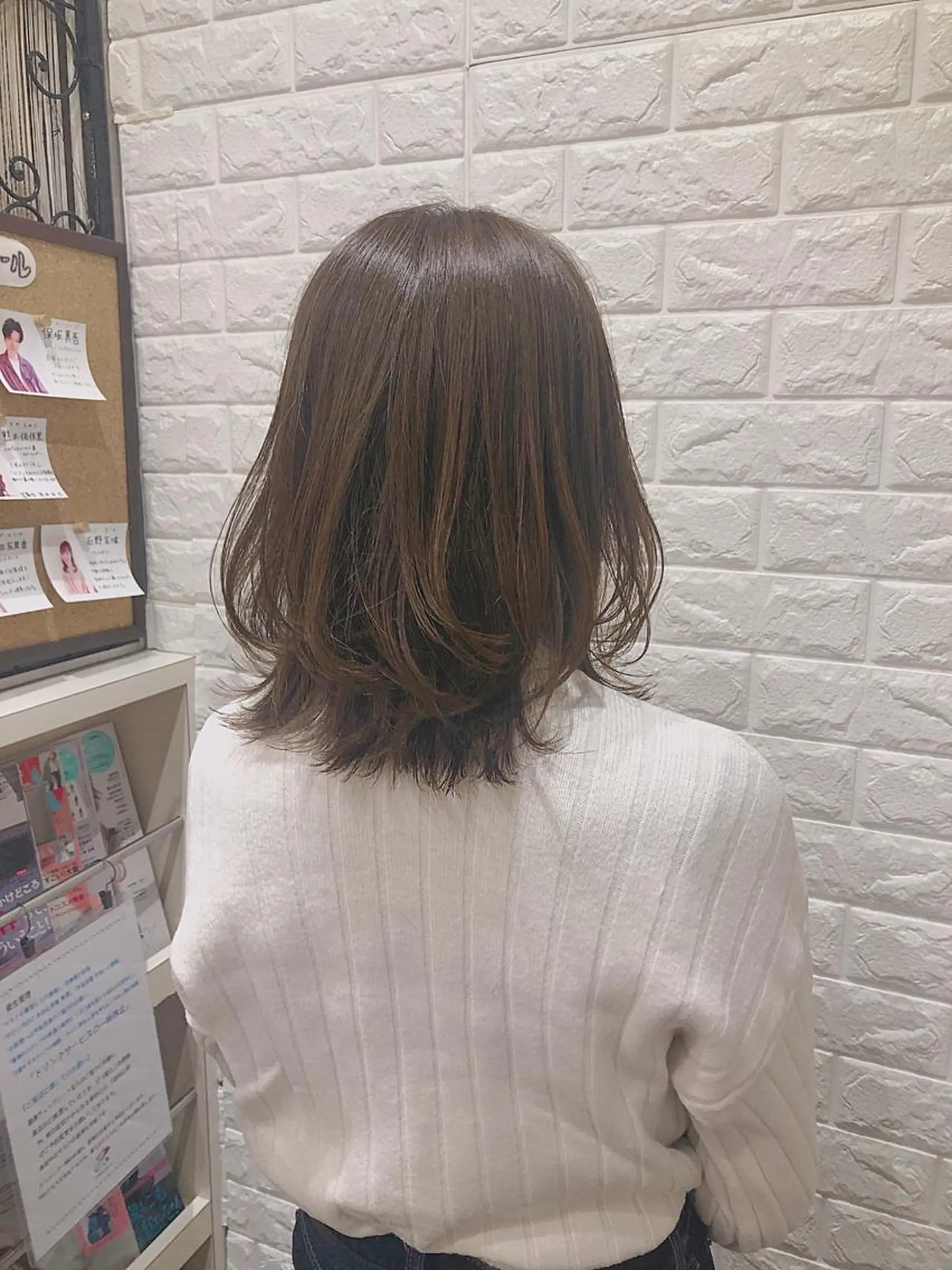 ミディアム レイヤーカット 韓国ヘア ♡tomimaのヘアスタイル
