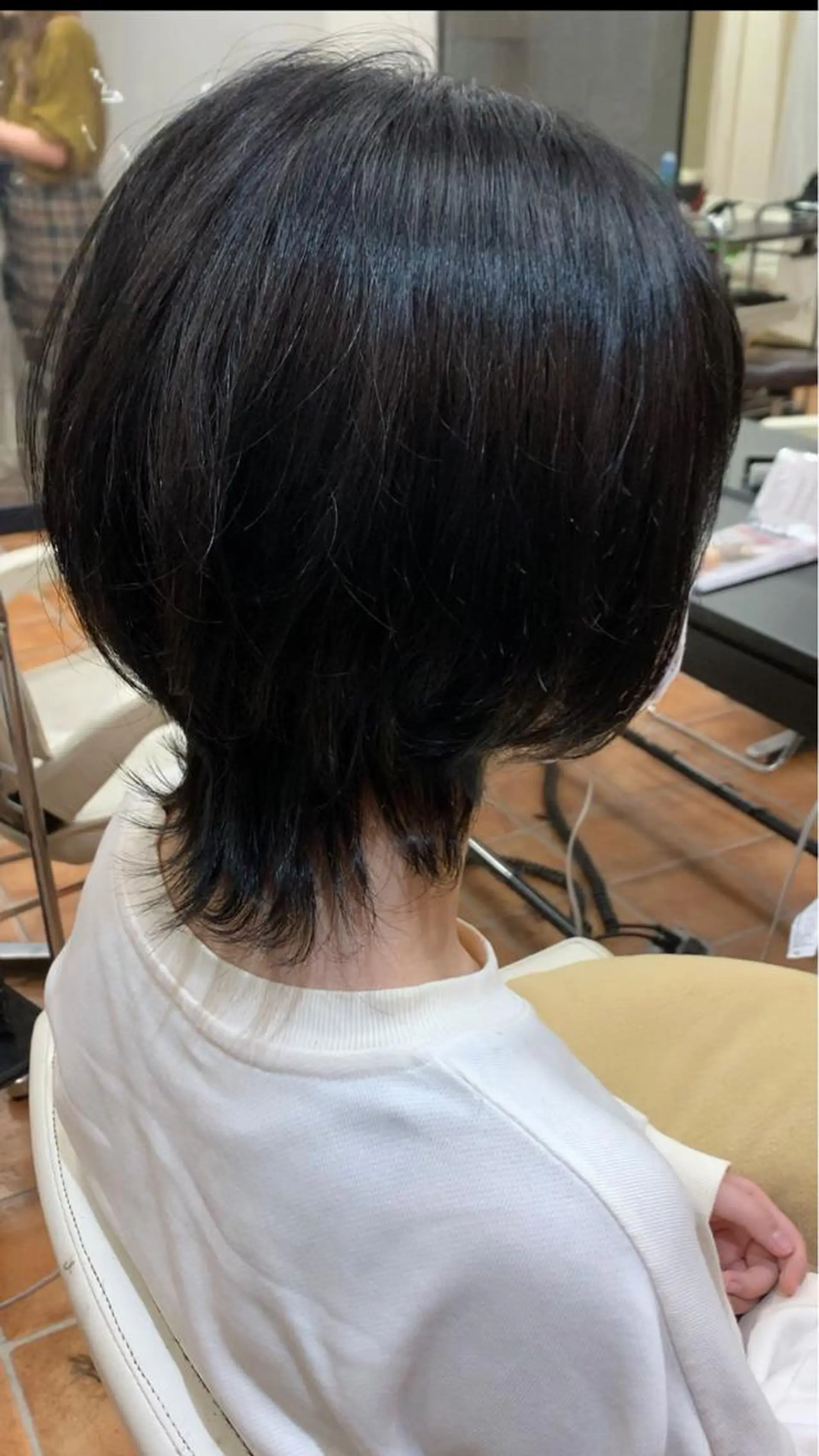 ミディアム フリーランス理美容師 いさかのヘアスタイル