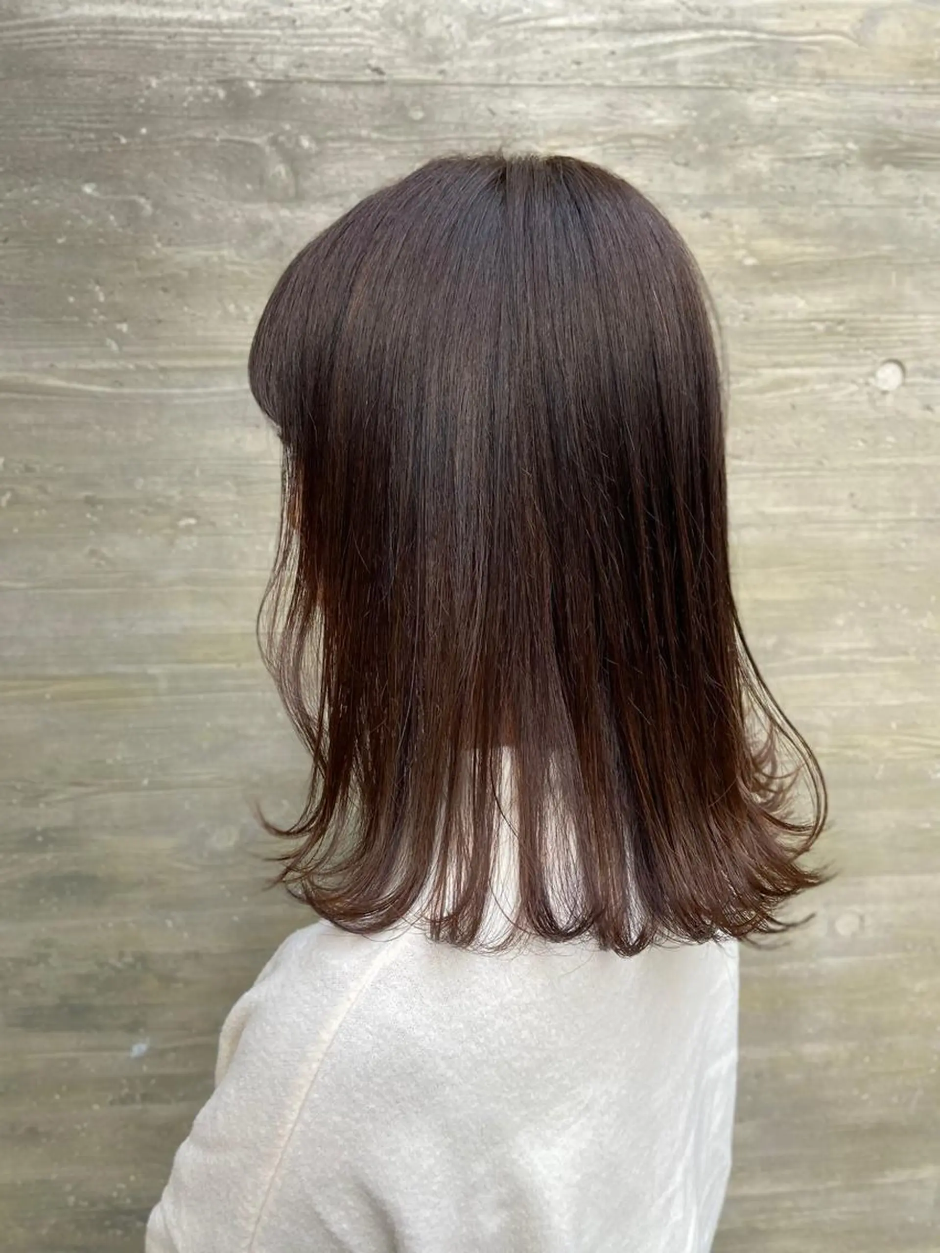 ミディアム カラー ブラウンカラー 暗髪/艶髪/Ono .のヘアスタイル