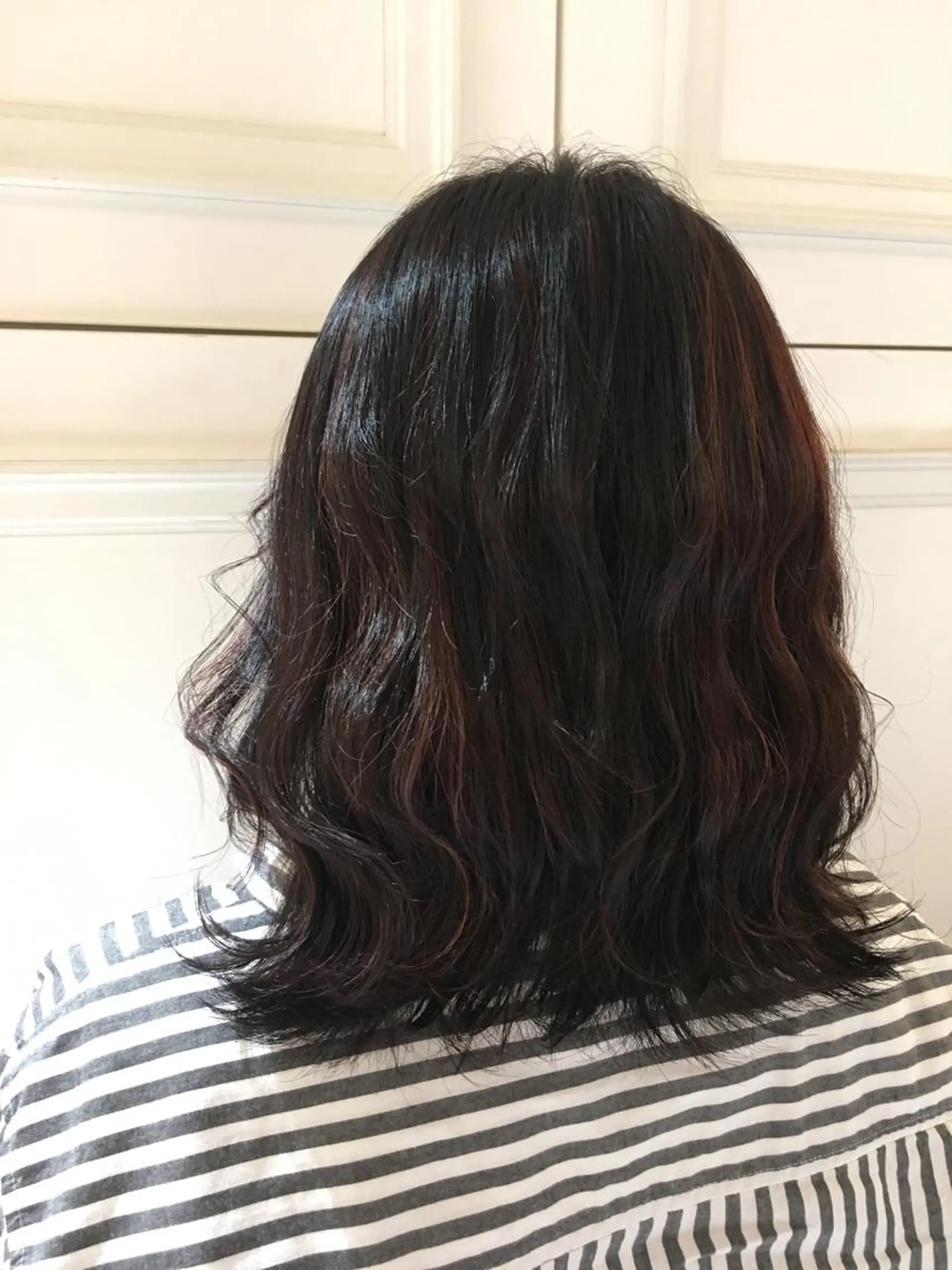 ミディアム 田中 未澪のヘアスタイル