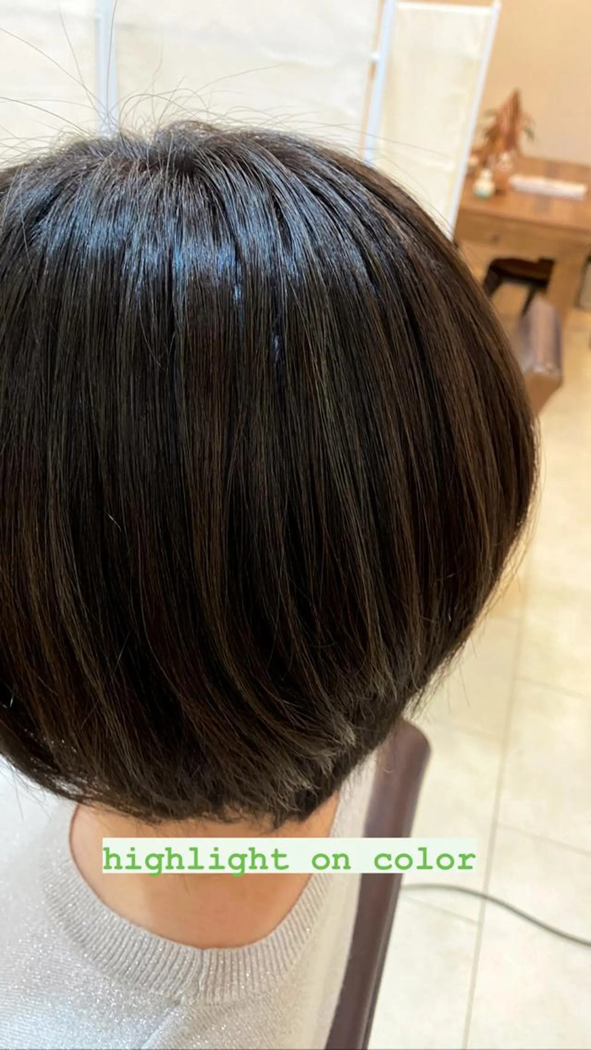 ショート カラー ハイライトカラー ハイライト 菜 摘のヘアスタイル