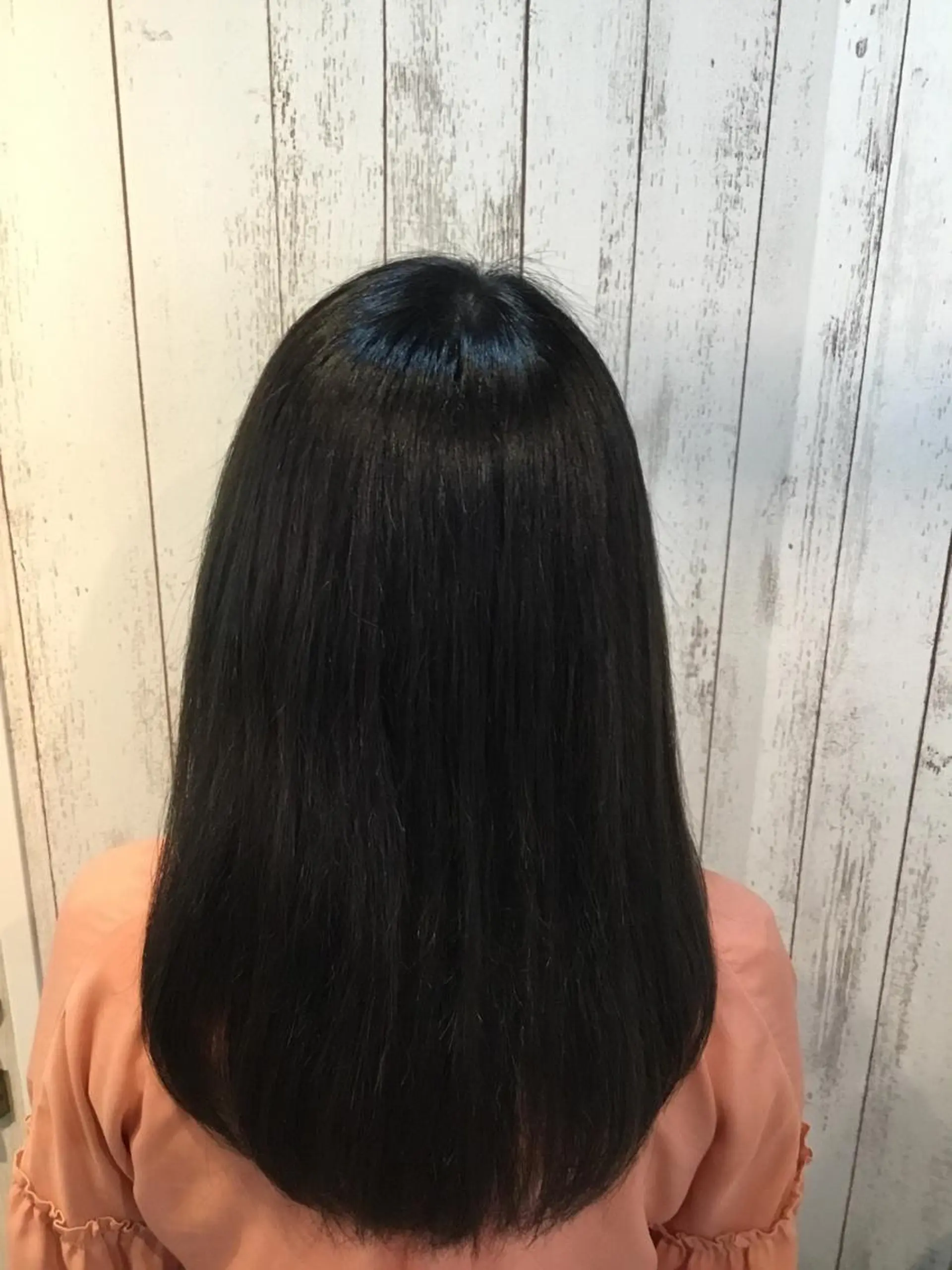 セミロング パーマ 金崎 新吾のヘアスタイル