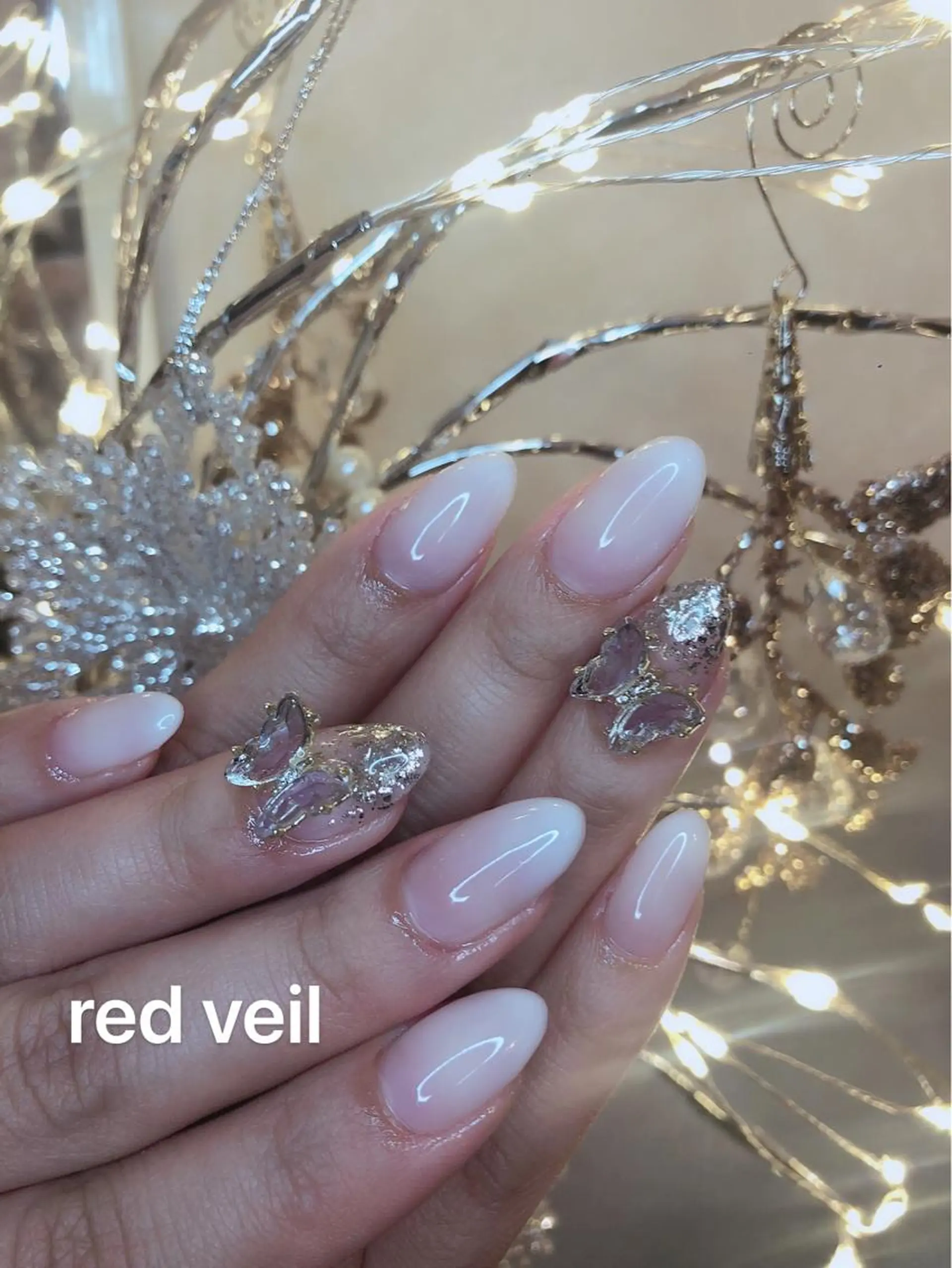 ミディアム ネイル 長さ出し専門 nynaのネイルデザイン