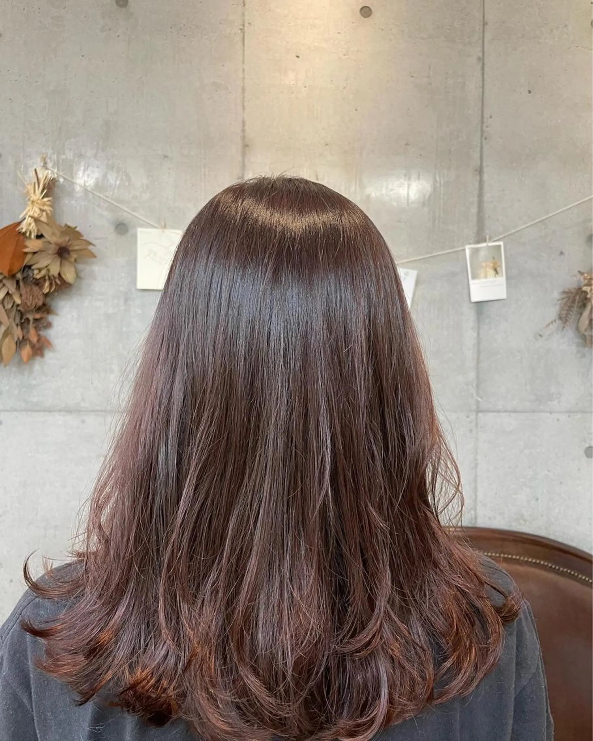 ロング カラー ピンクカラー パーマ Vis-a-vis 板橋所属・鈴木 皆斗のヘアスタイル