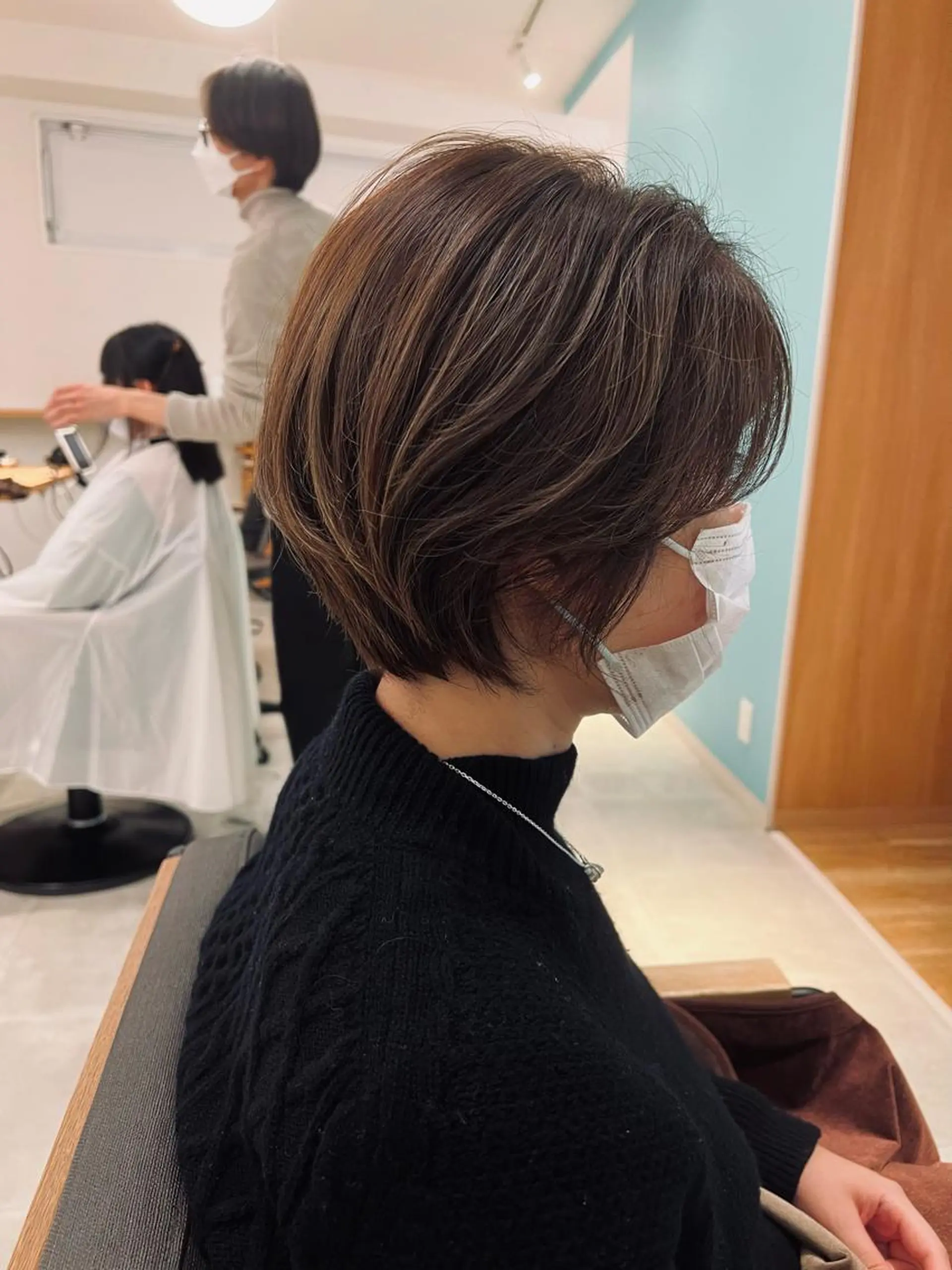 ショート あくつ べんのヘアスタイル