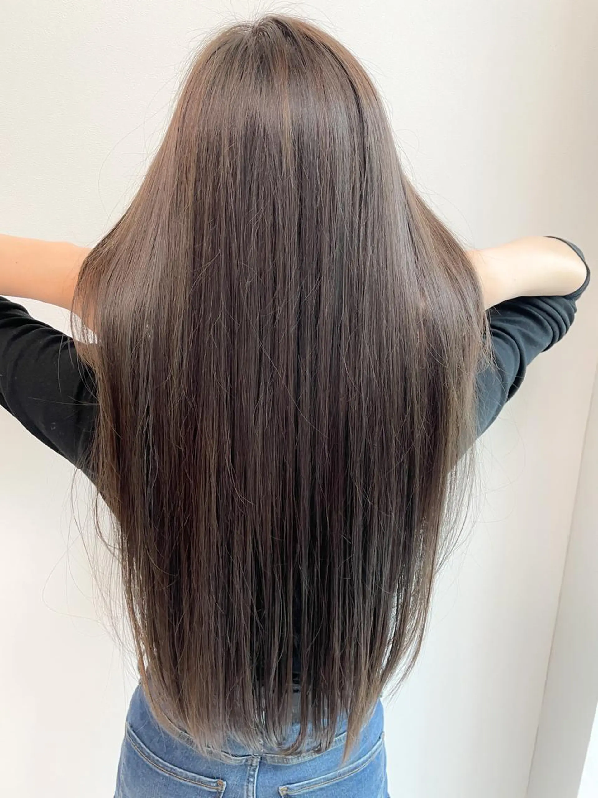 ロング ハイライト コトネ🫧 韓国風レイヤーカットのヘアスタイル