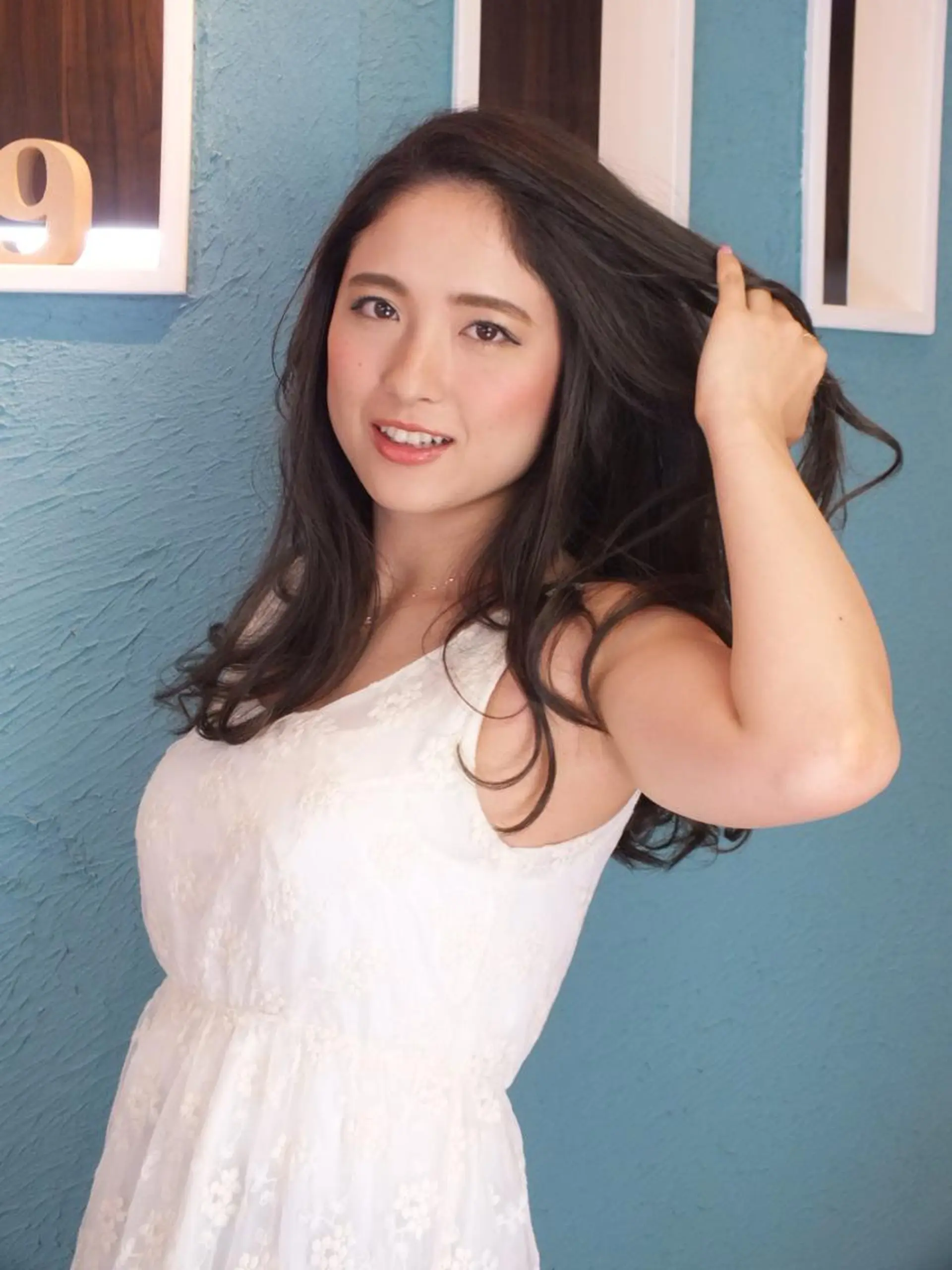 セミロング カラー パーマ ヘアアレンジ メンズ キッズ ネイル マツエク・マツパ THREE NINE 【スリーナイン】のヘアスタイル