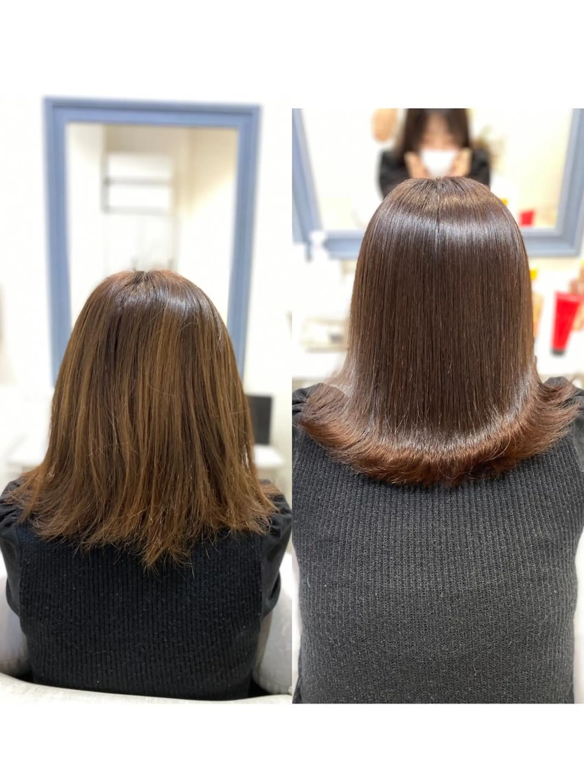 ミディアム カラー 髪質改善 ✨髪質改善が大好評✨ 美容室lic近藤✨のヘアスタイル