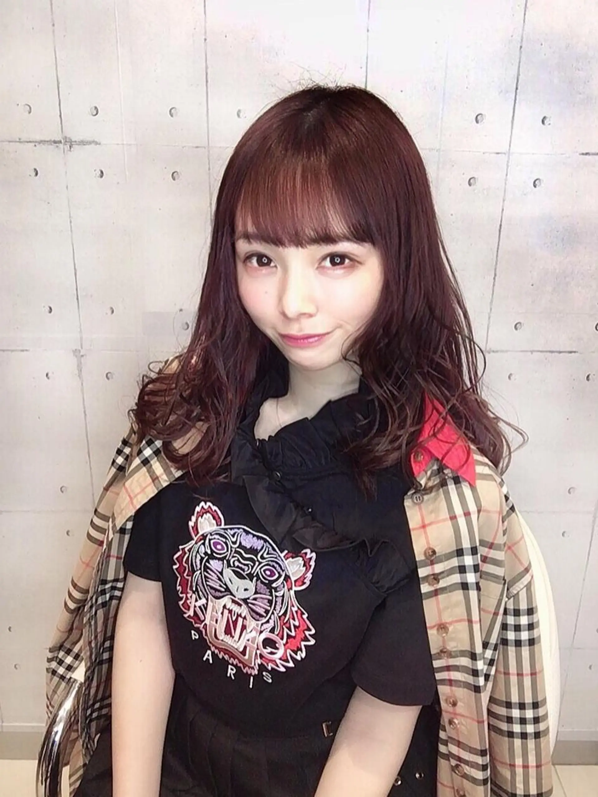 セミロング カラー 韓・中華美女ヘア 🇰🇷×🇨🇳のヘアスタイル