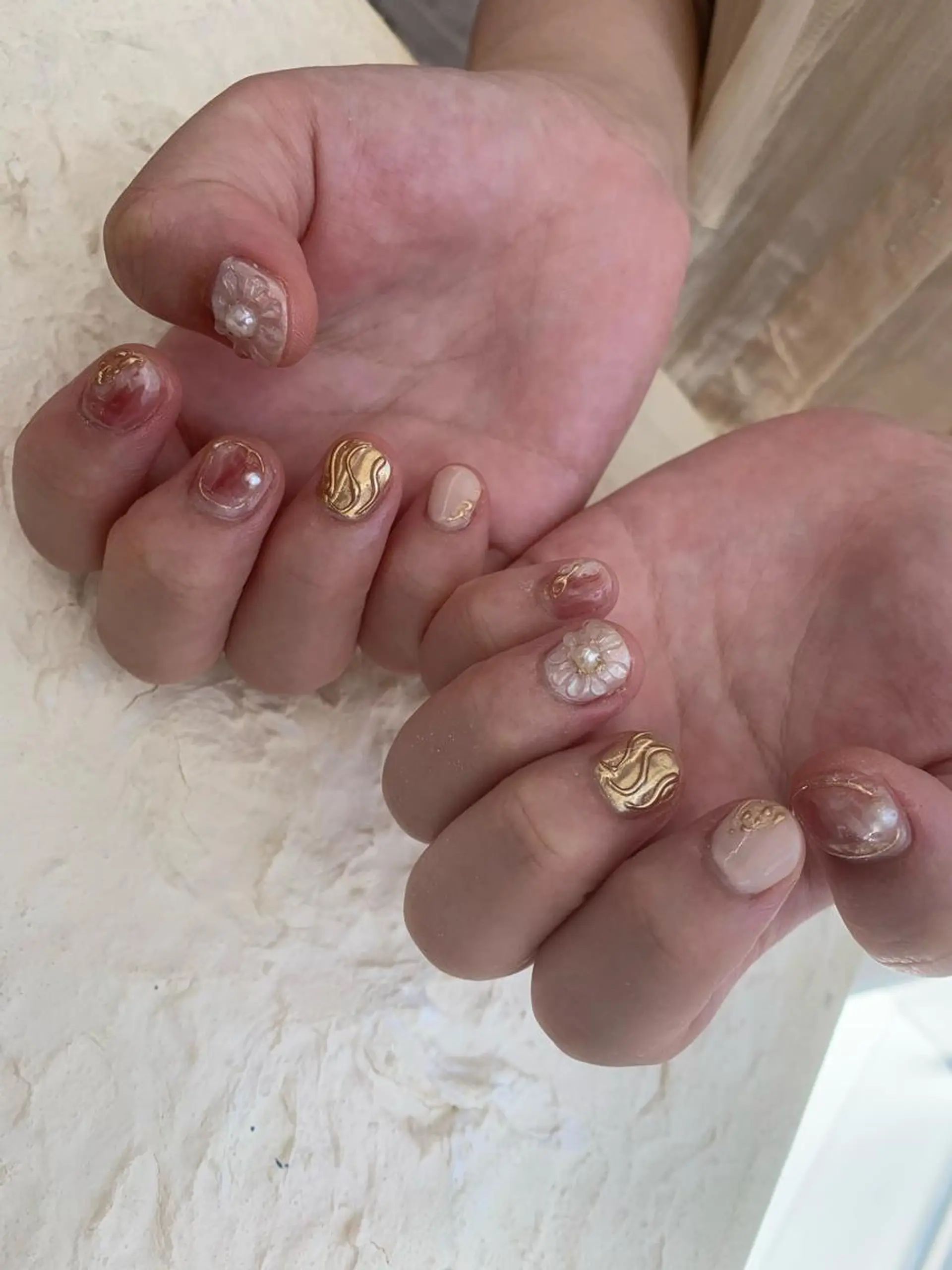 ネイル ぷっくりネイル マキノ ユイのネイルデザイン